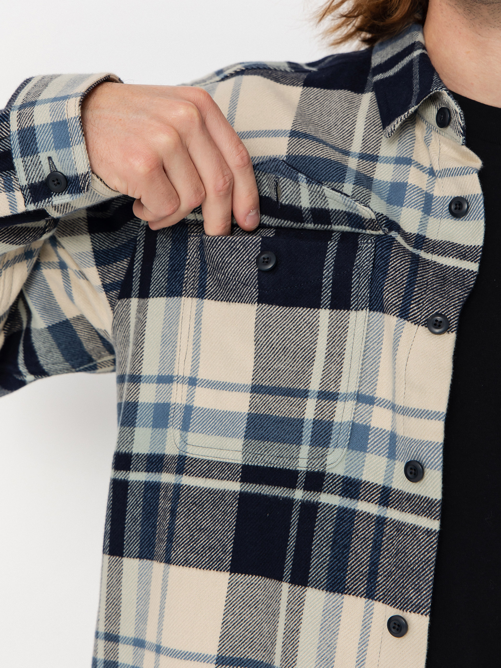 Koszula Patagonia Fjord Flannel (hibernate sunken blue)