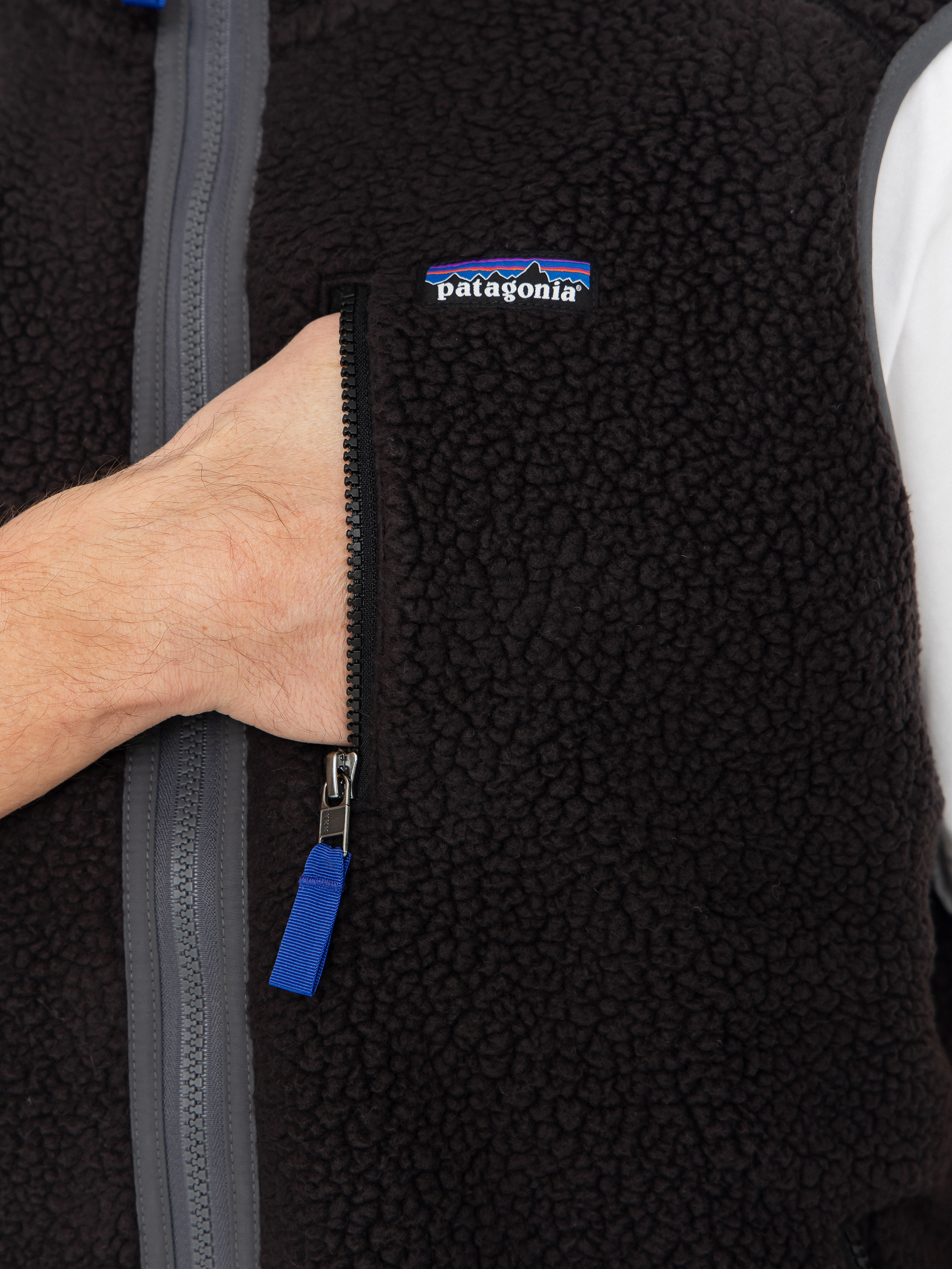 Kamizelka Patagonia Retro Pile (black w/forge grey)