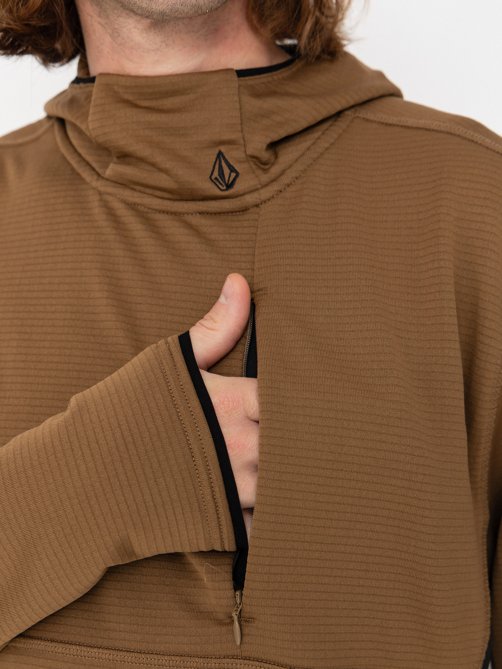 Męska Bluza aktywna Volcom Gridlock HD (bronze)