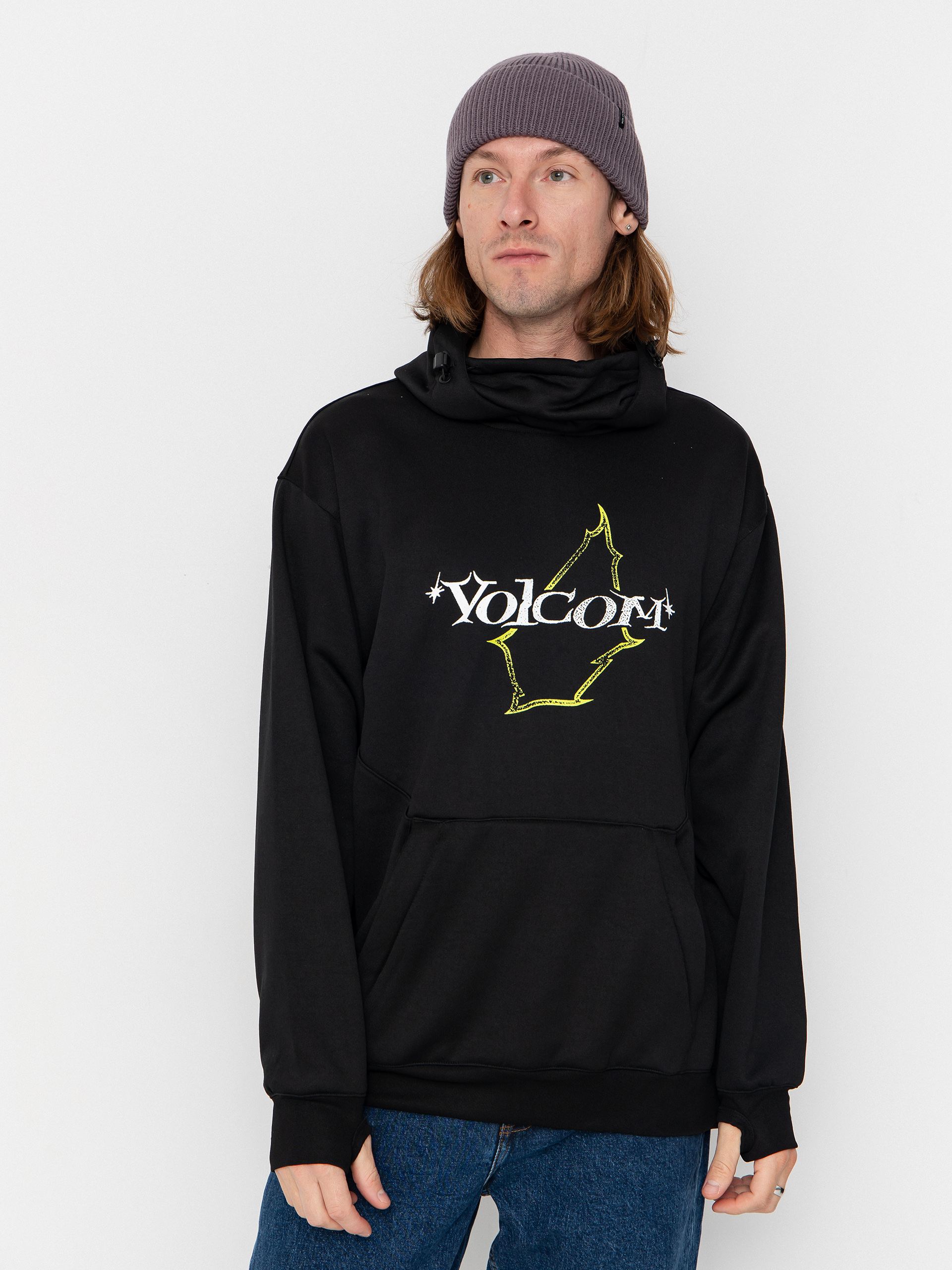 Bluza z kapturem Volcom Hydro Riding HD (black)