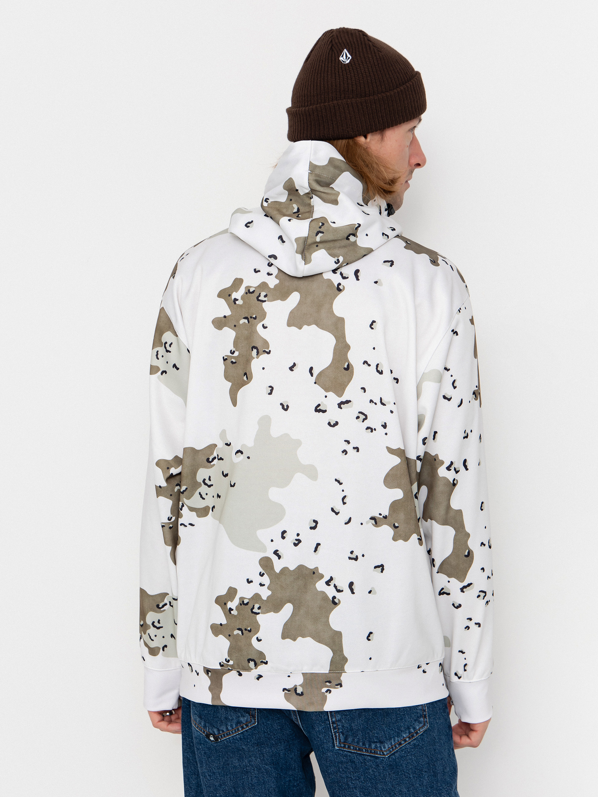 Bluza z kapturem Volcom Hydro Riding HD (white)