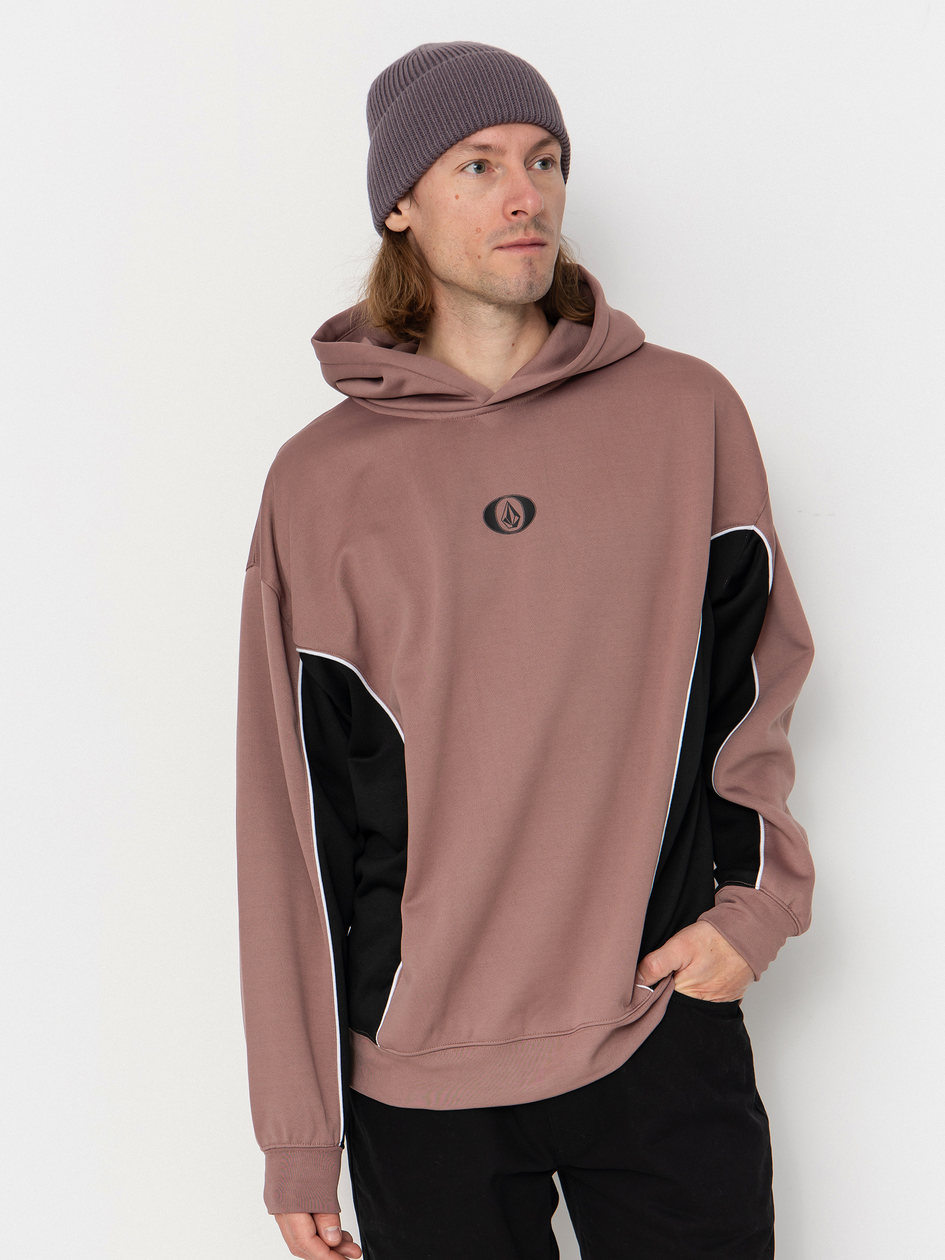 Męska Bluza aktywna Volcom Vital Hydro HD (mauve)