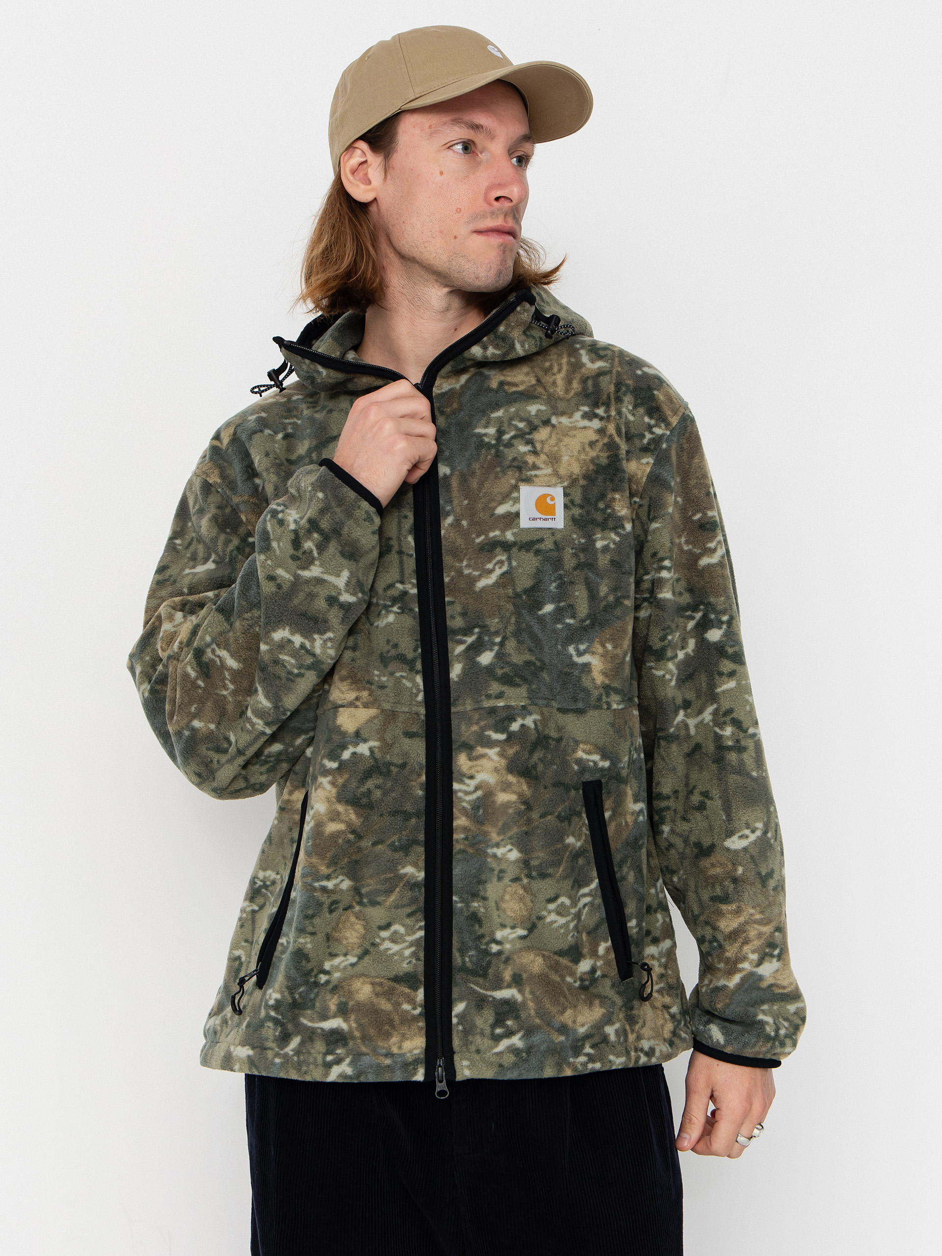 Męski Polar Carhartt WIP Blevin (camo combi/green)