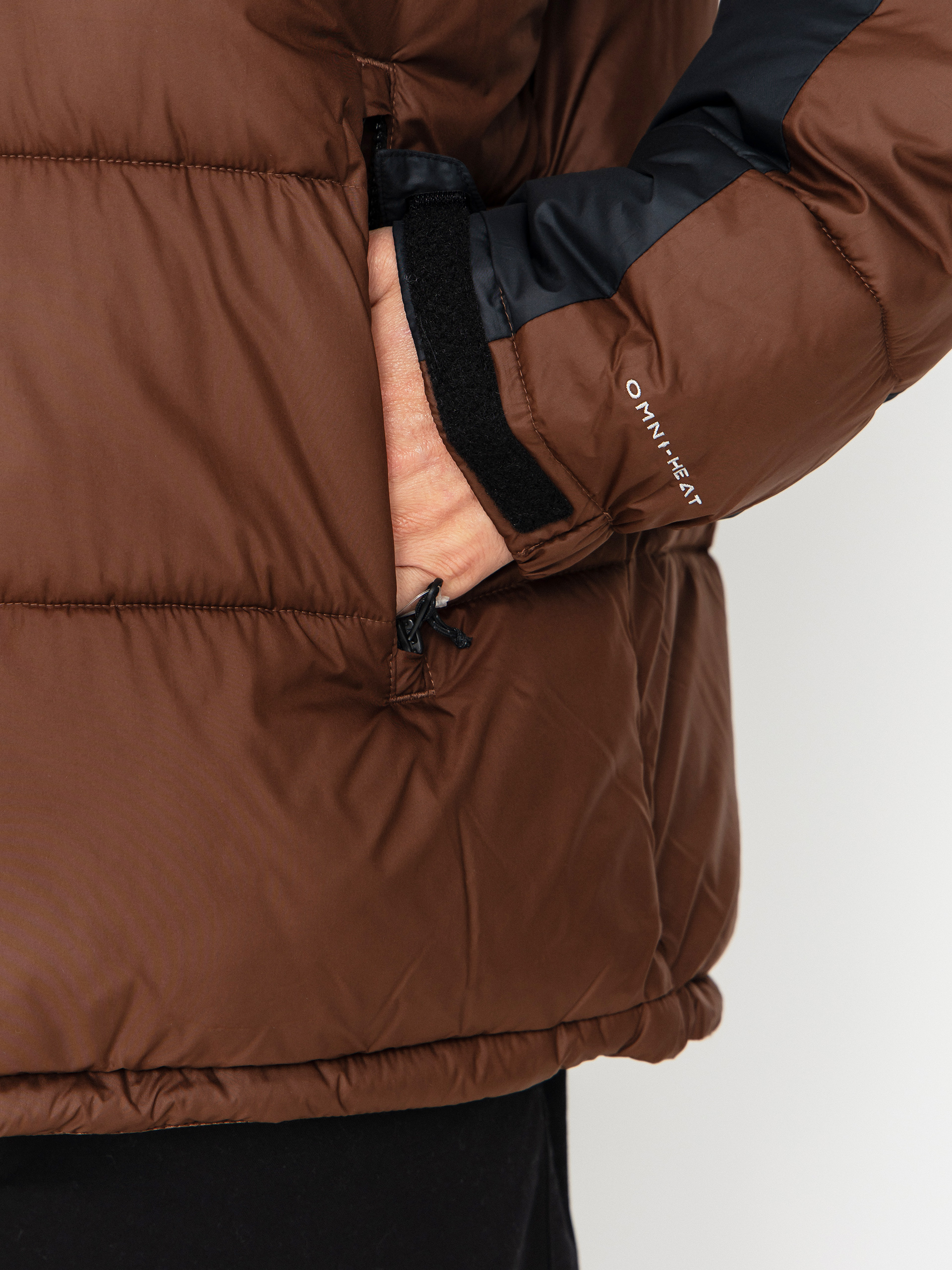 Kurtka Columbia Pike Lake II Hooded (tobacco/black)