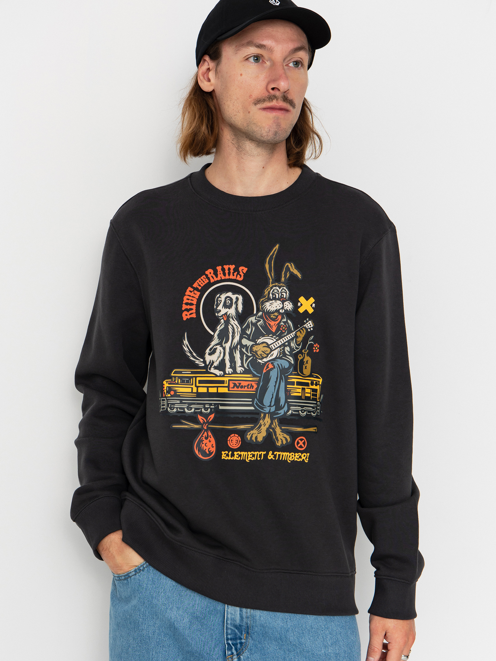 Bluza Element Timber Aboard Cr (off black)