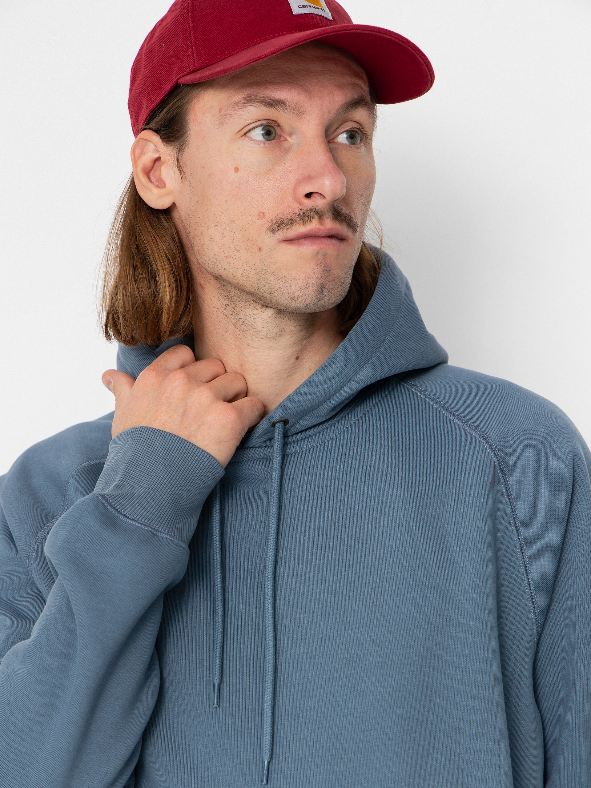 Bluza z kapturem Carhartt WIP Chase HD (angelite/gold)