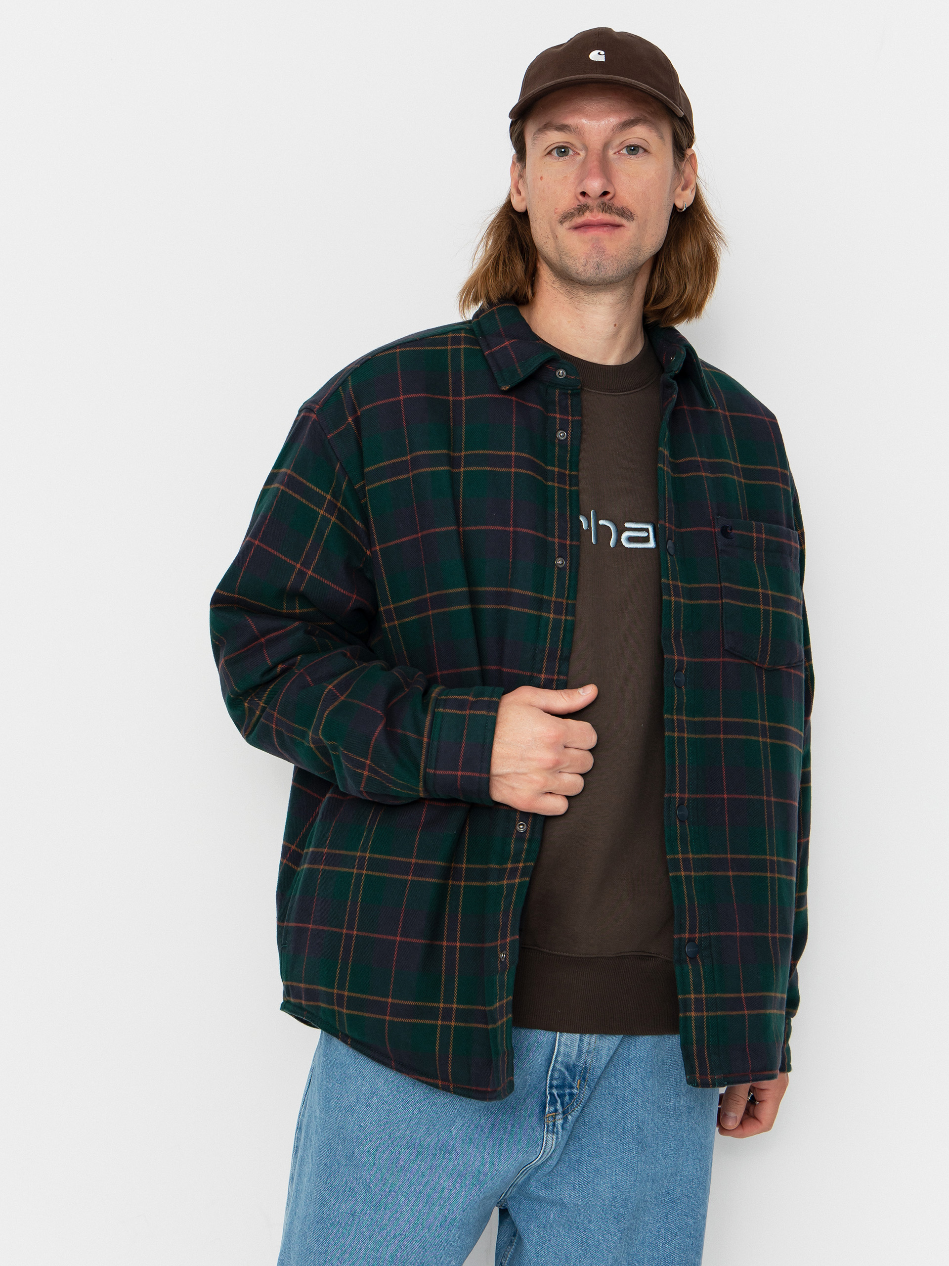 Kurtka Carhartt WIP Gargan (gargan check/dark fir)