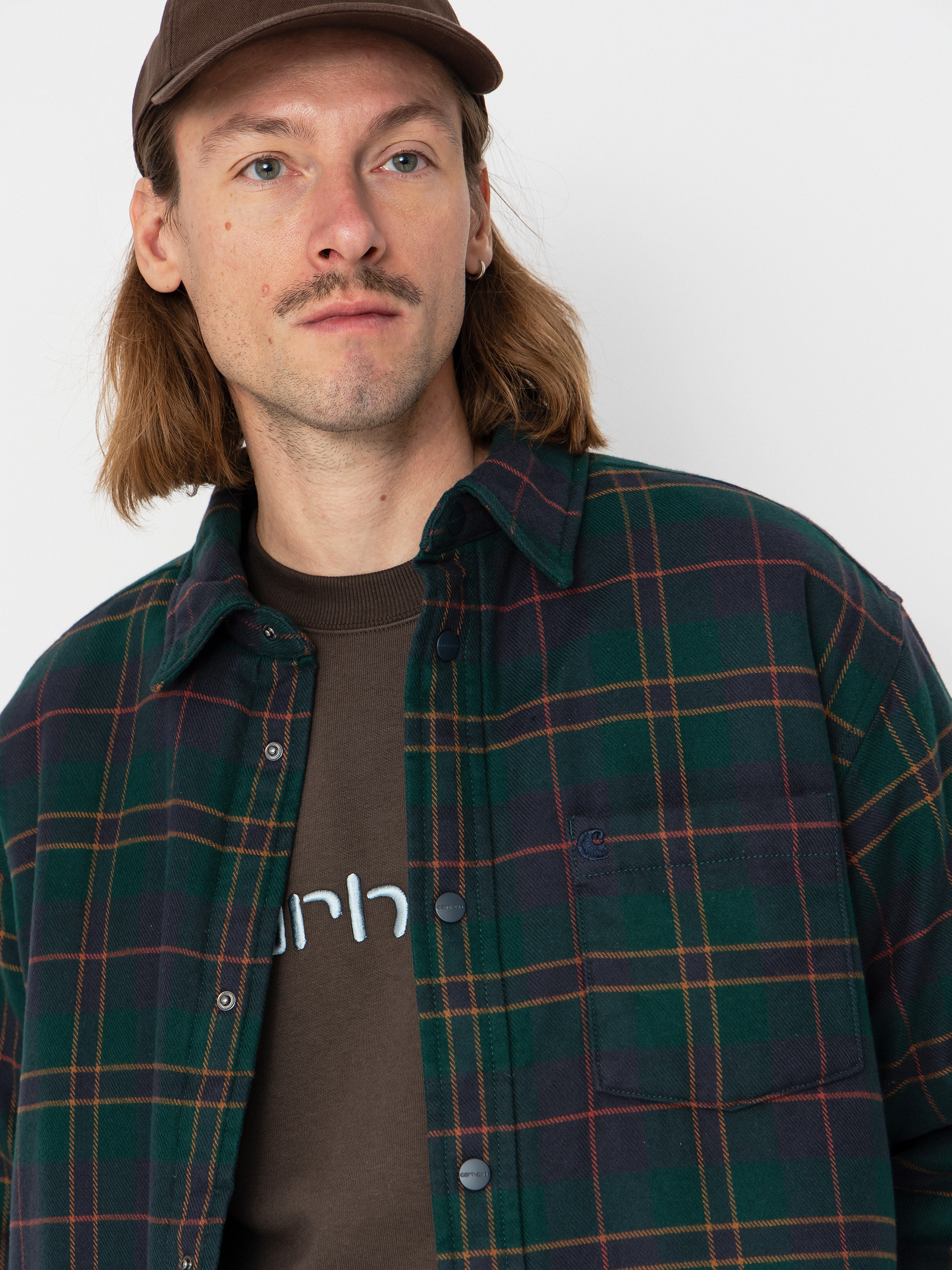 Kurtka Carhartt WIP Gargan (gargan check/dark fir)