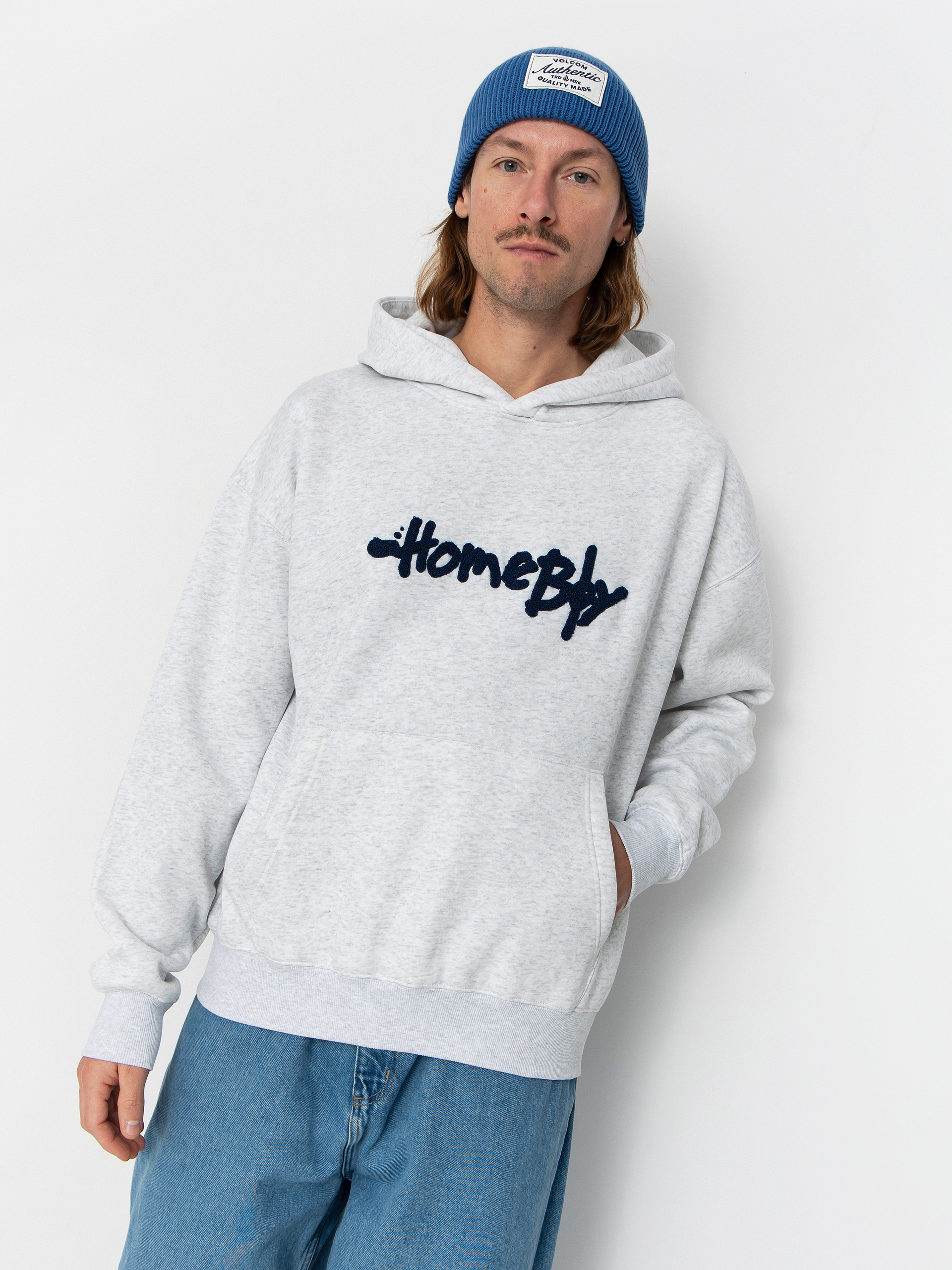 Bluza z kapturem Homeboy Pencil Chenille HD (grey heather)