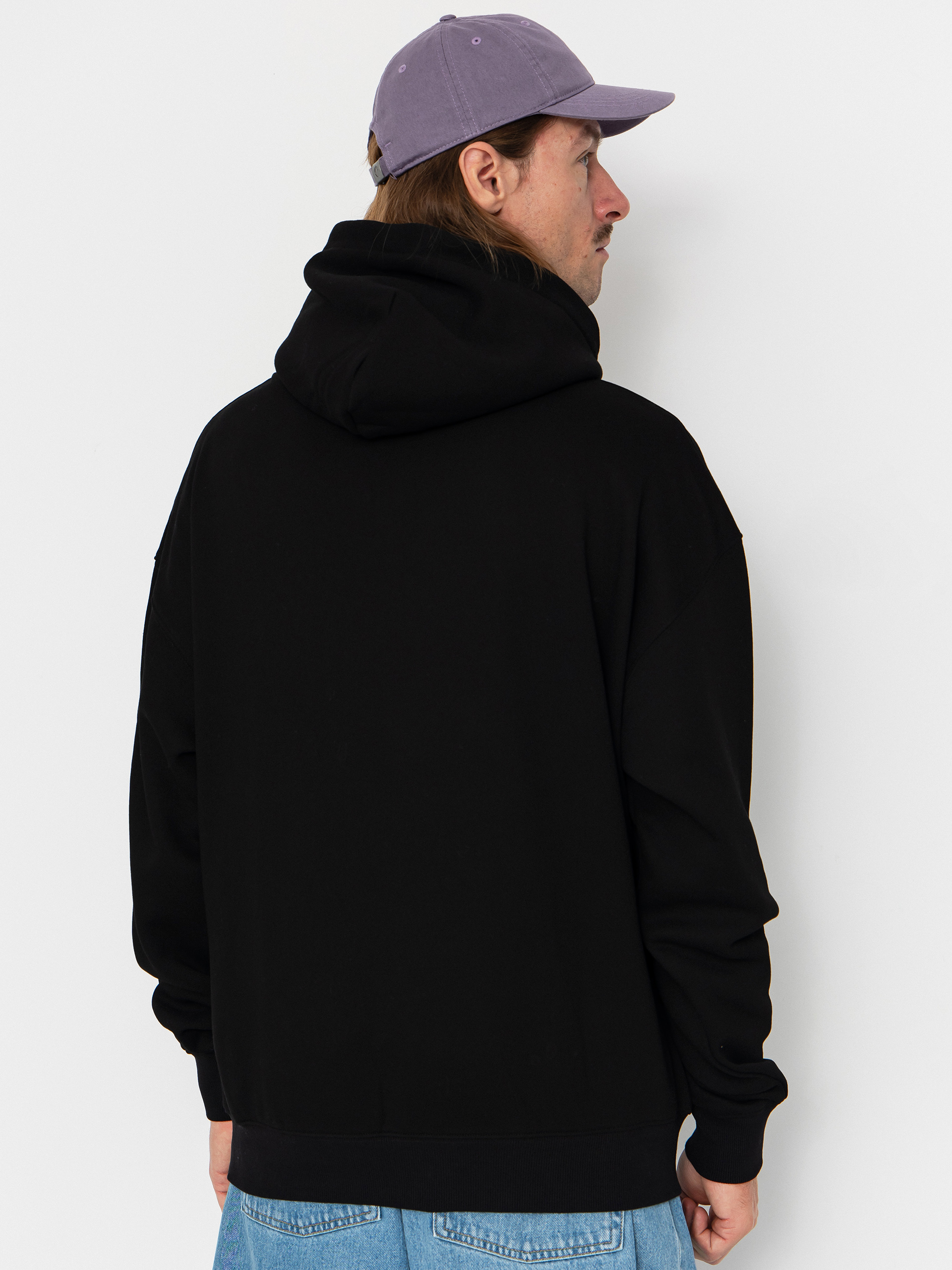 Bluza z kapturem Homeboy Plaid Helvetica HD (black)