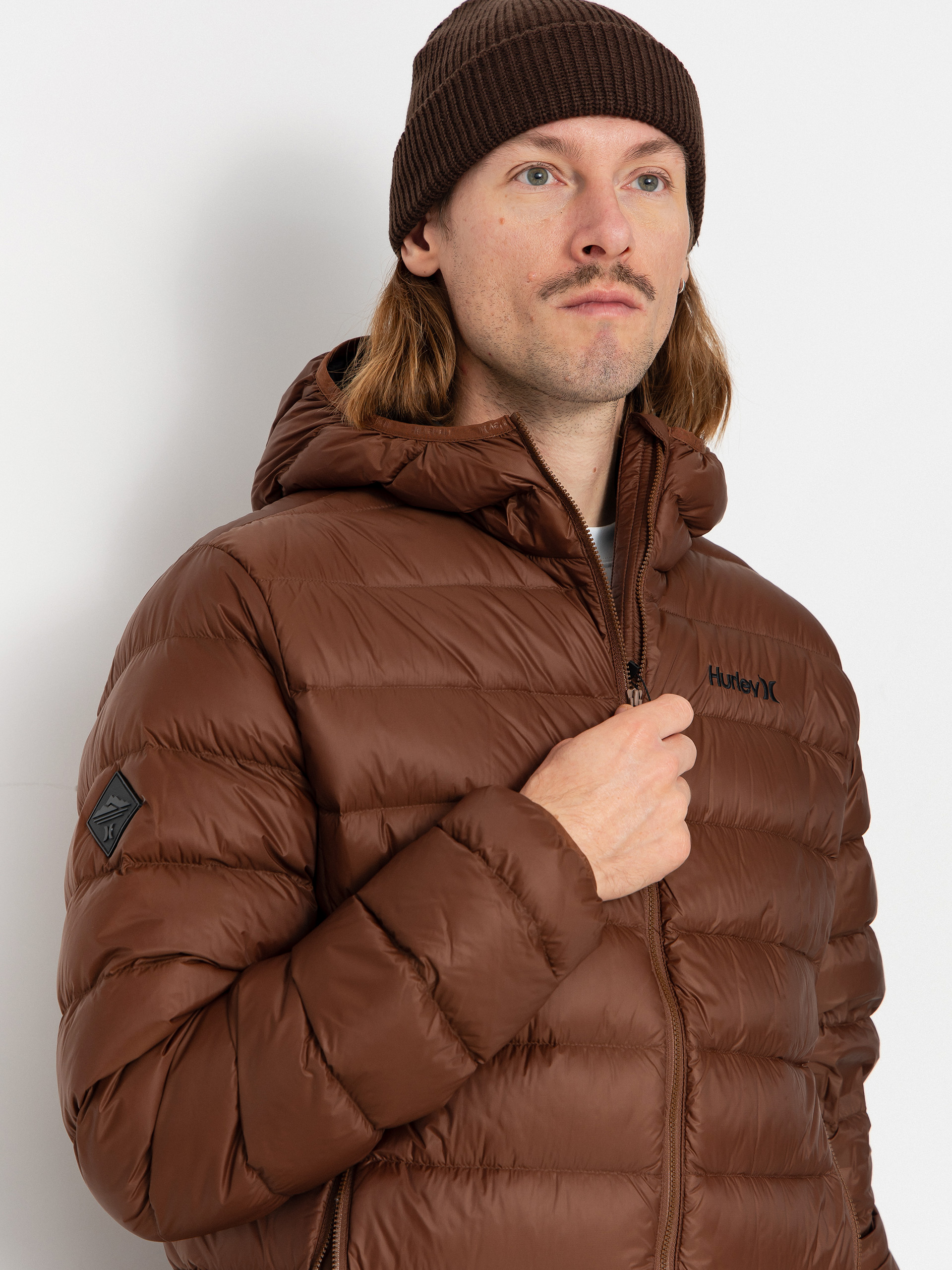 Kurtka Hurley Cayuga Puffer (hickory brown)