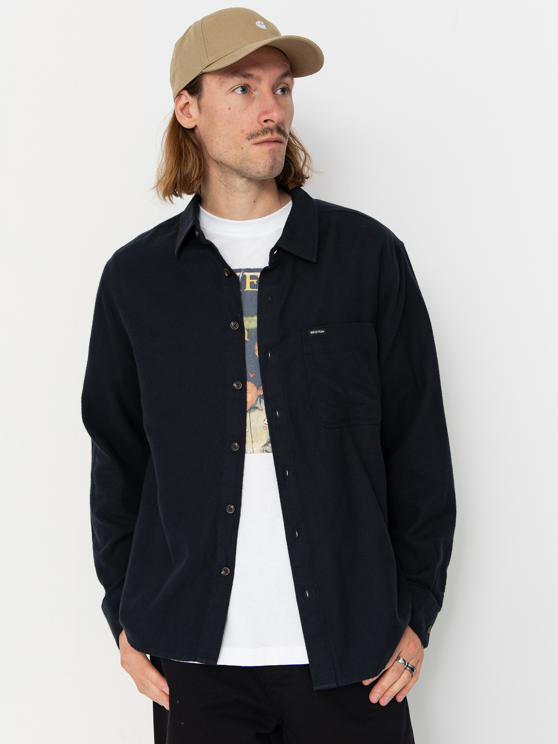 Koszula Brixton Hasting Lw Flannel (black)