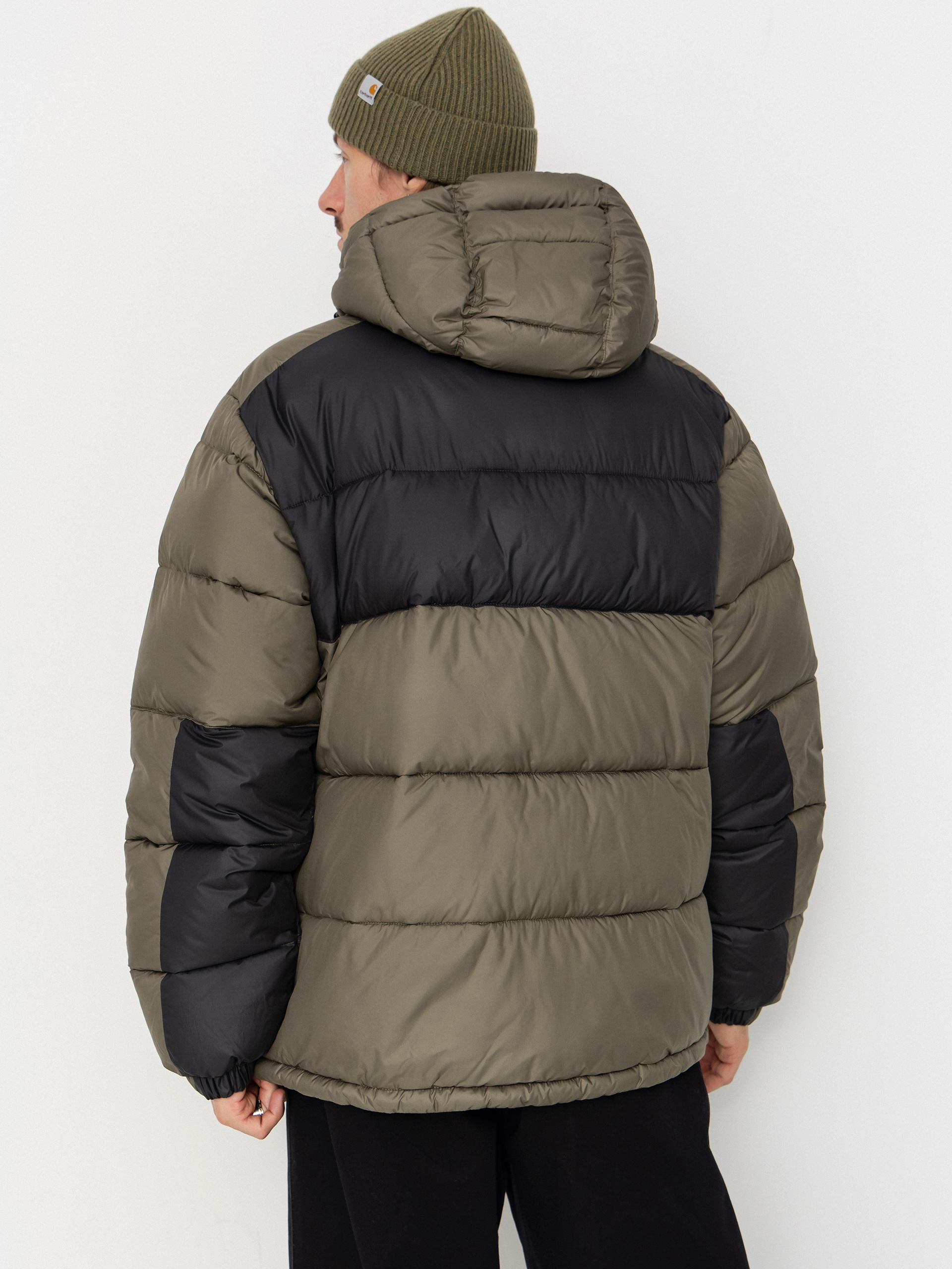 Kurtka Columbia Pike Lake II Hooded (stone green/shark)