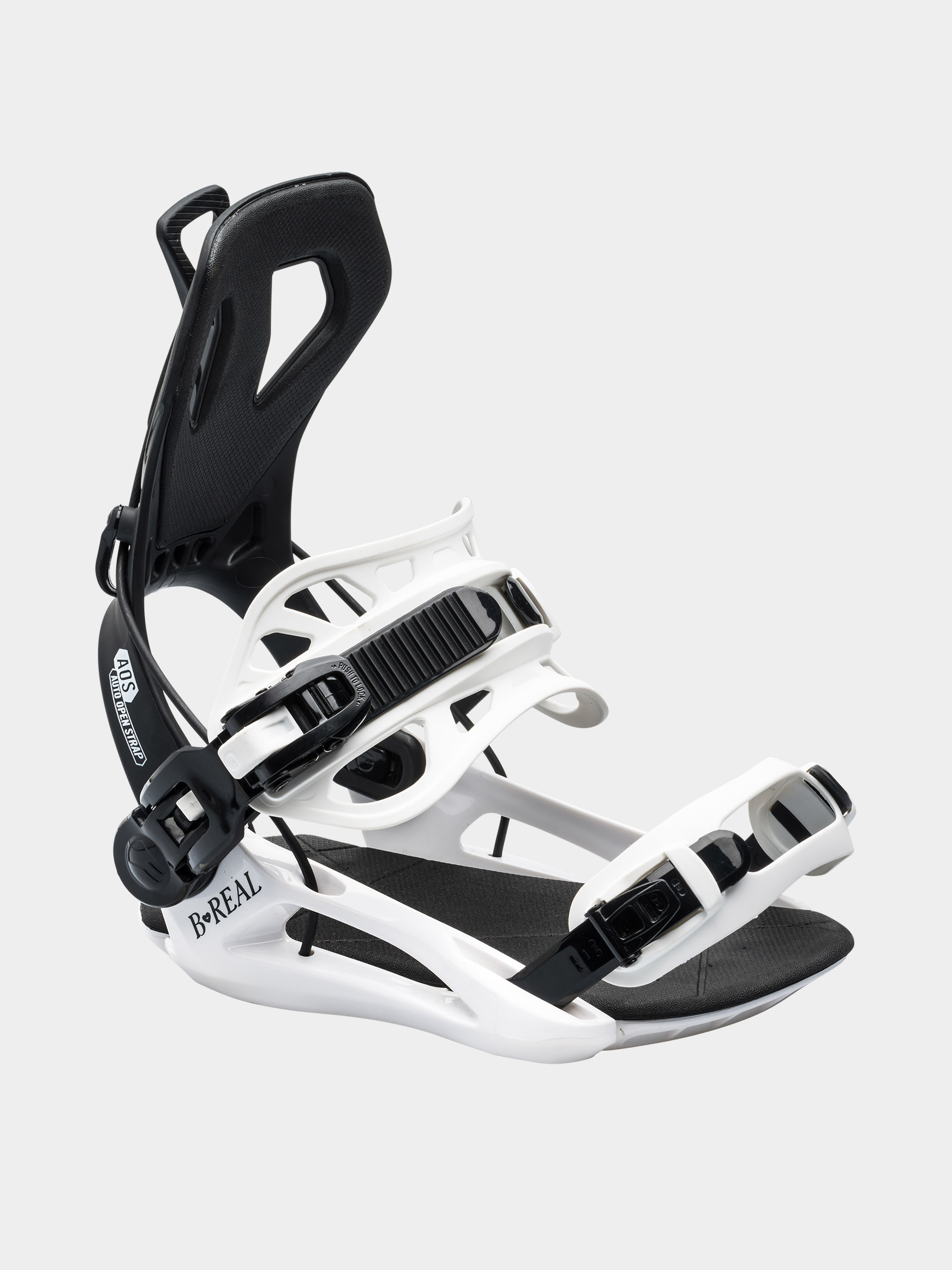 Damskie Wiązania snowboardowe Gnu B Real (white)