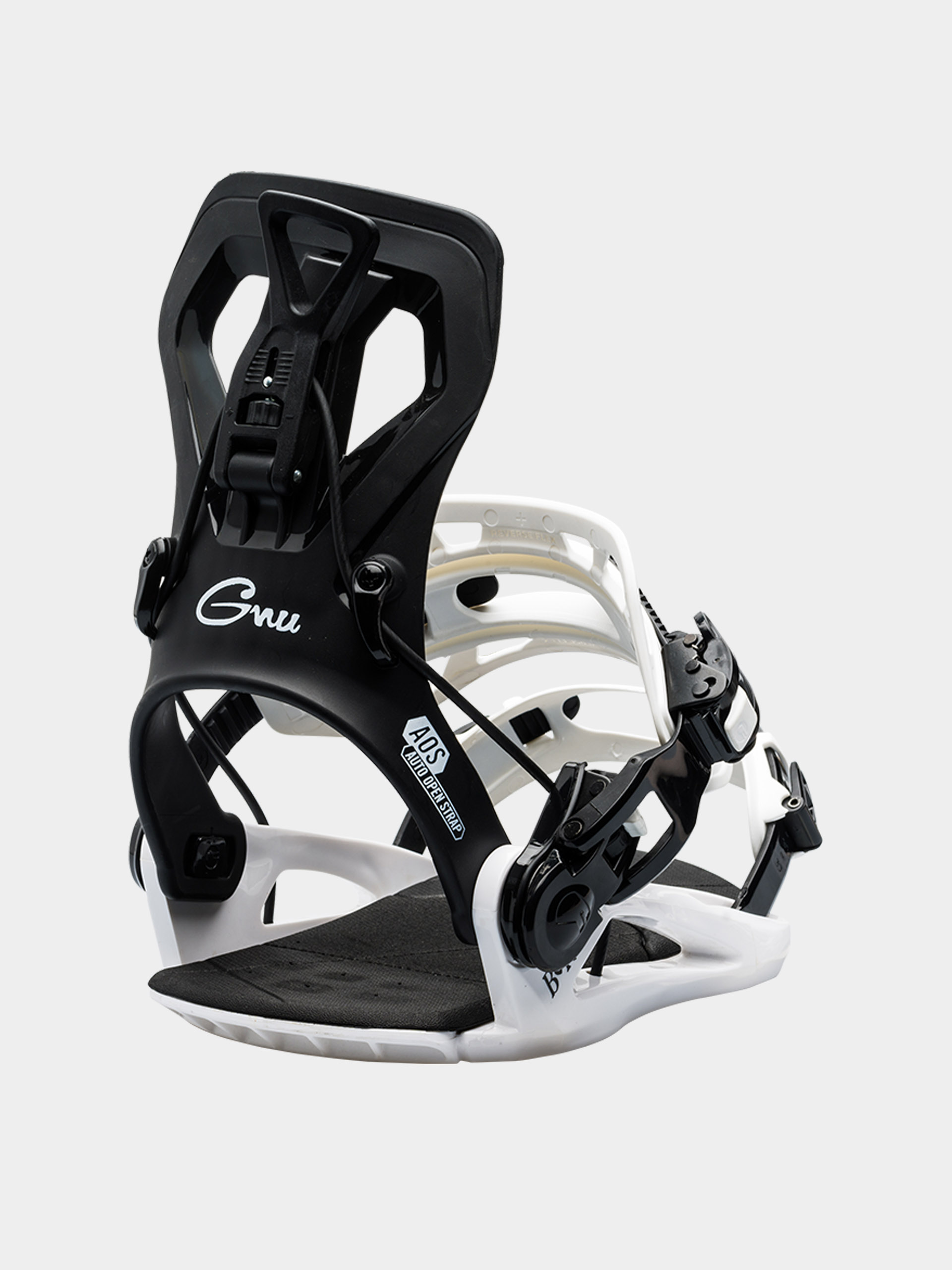 Damskie Wiązania snowboardowe Gnu B Real (white)