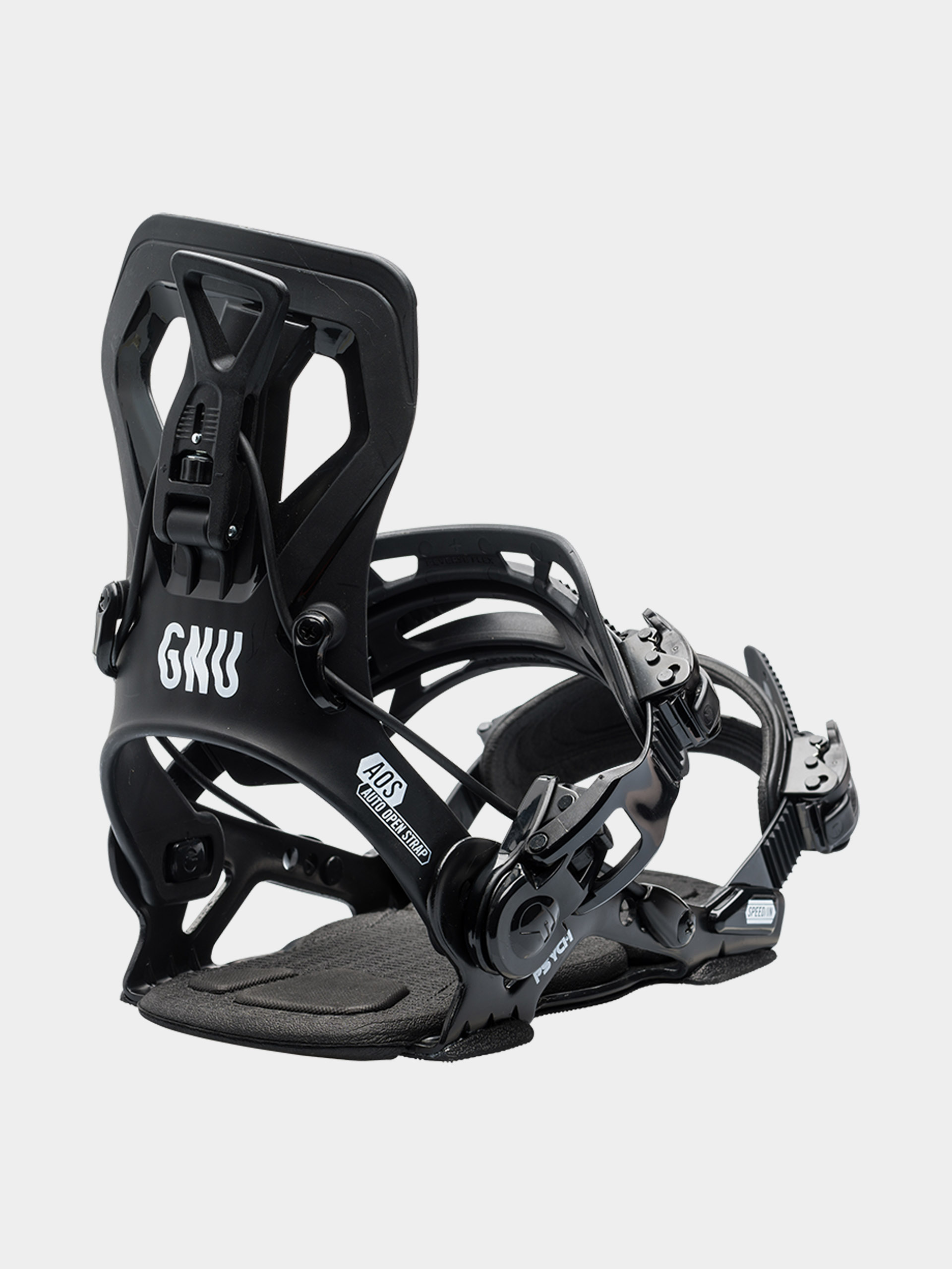 Męskie Wiązania snowboardowe Gnu Psych (black)