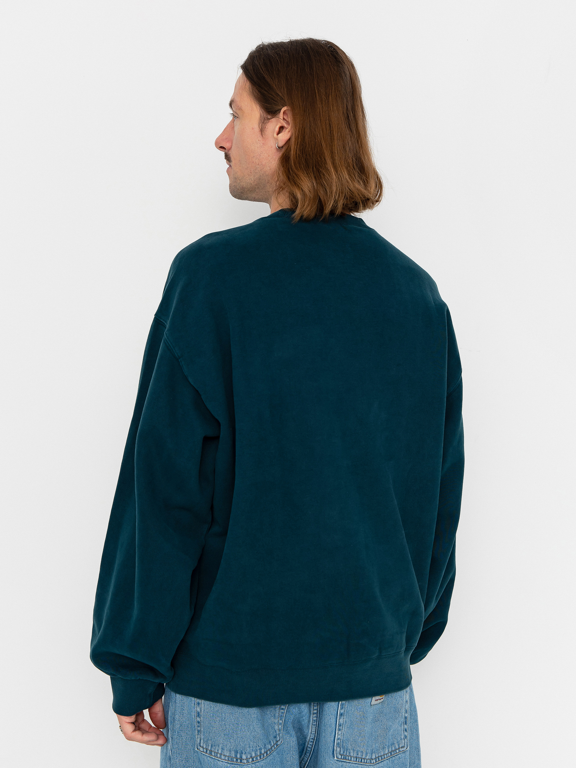 Bluza Carhartt WIP Vista (deep lagoon/garment dyed)