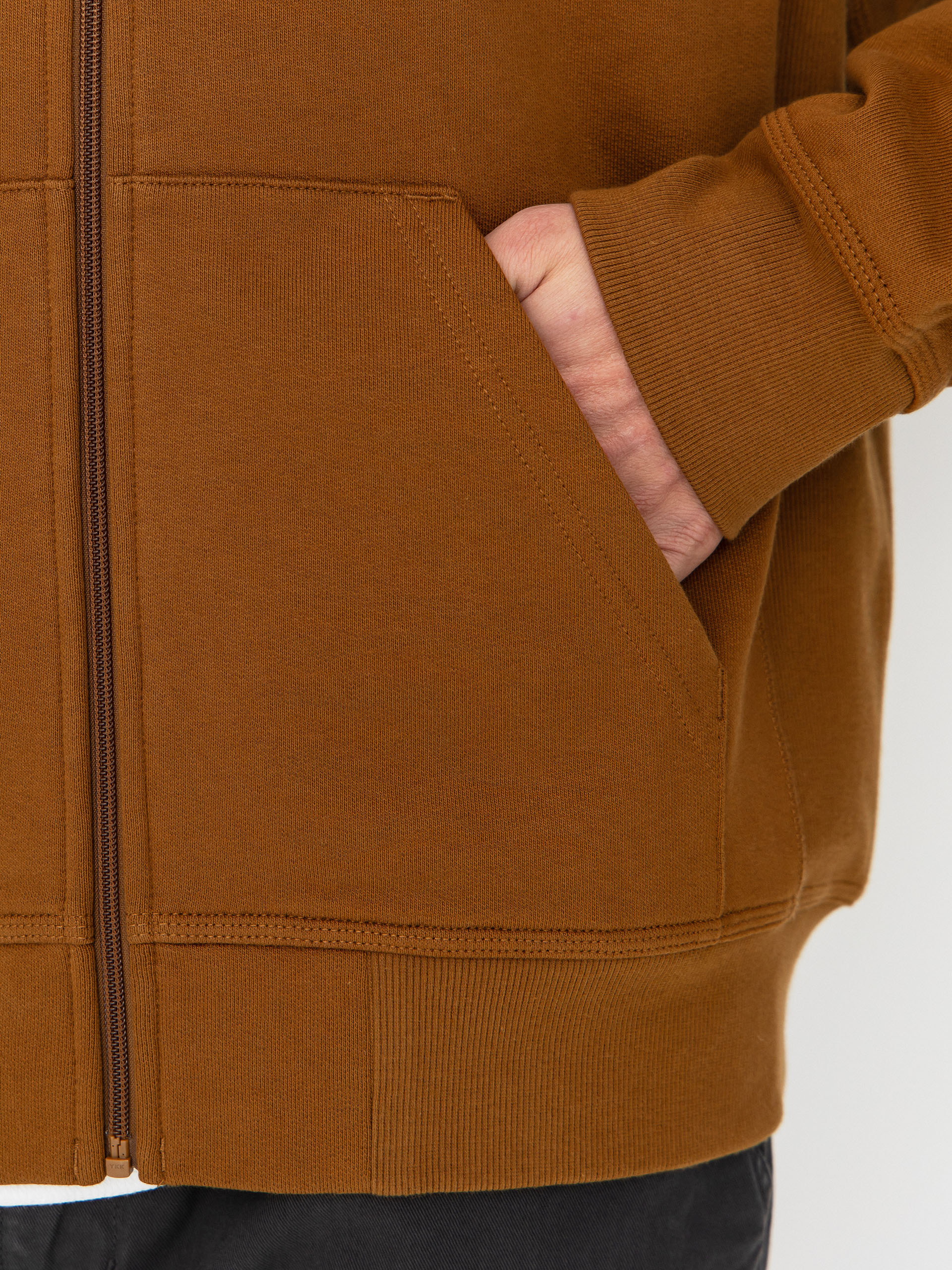 Bluza z kapturem Carhartt WIP American Script ZHD (hamilton brown)