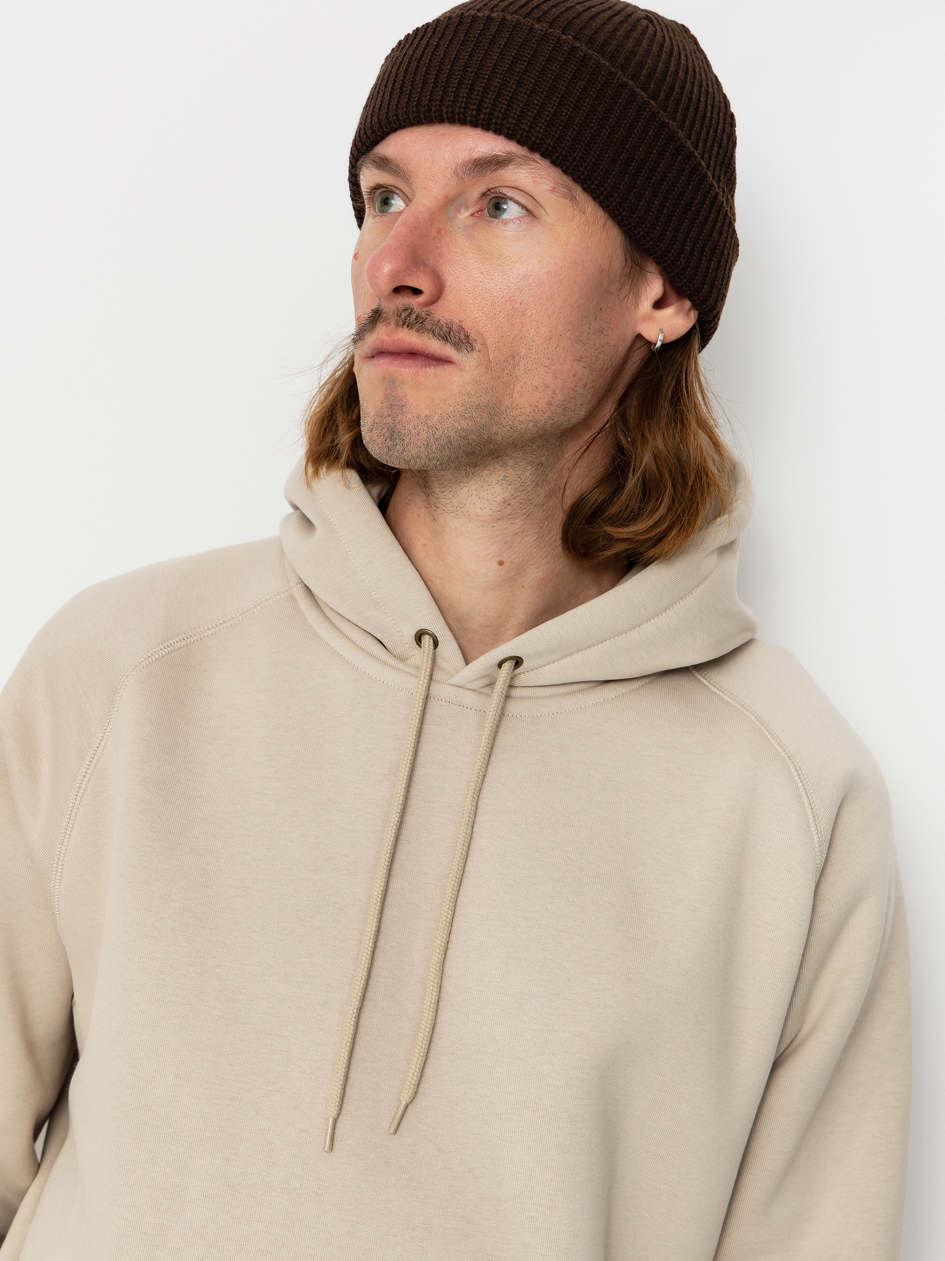 Bluza z kapturem Carhartt WIP Chase HD (fleur de sel/gold)