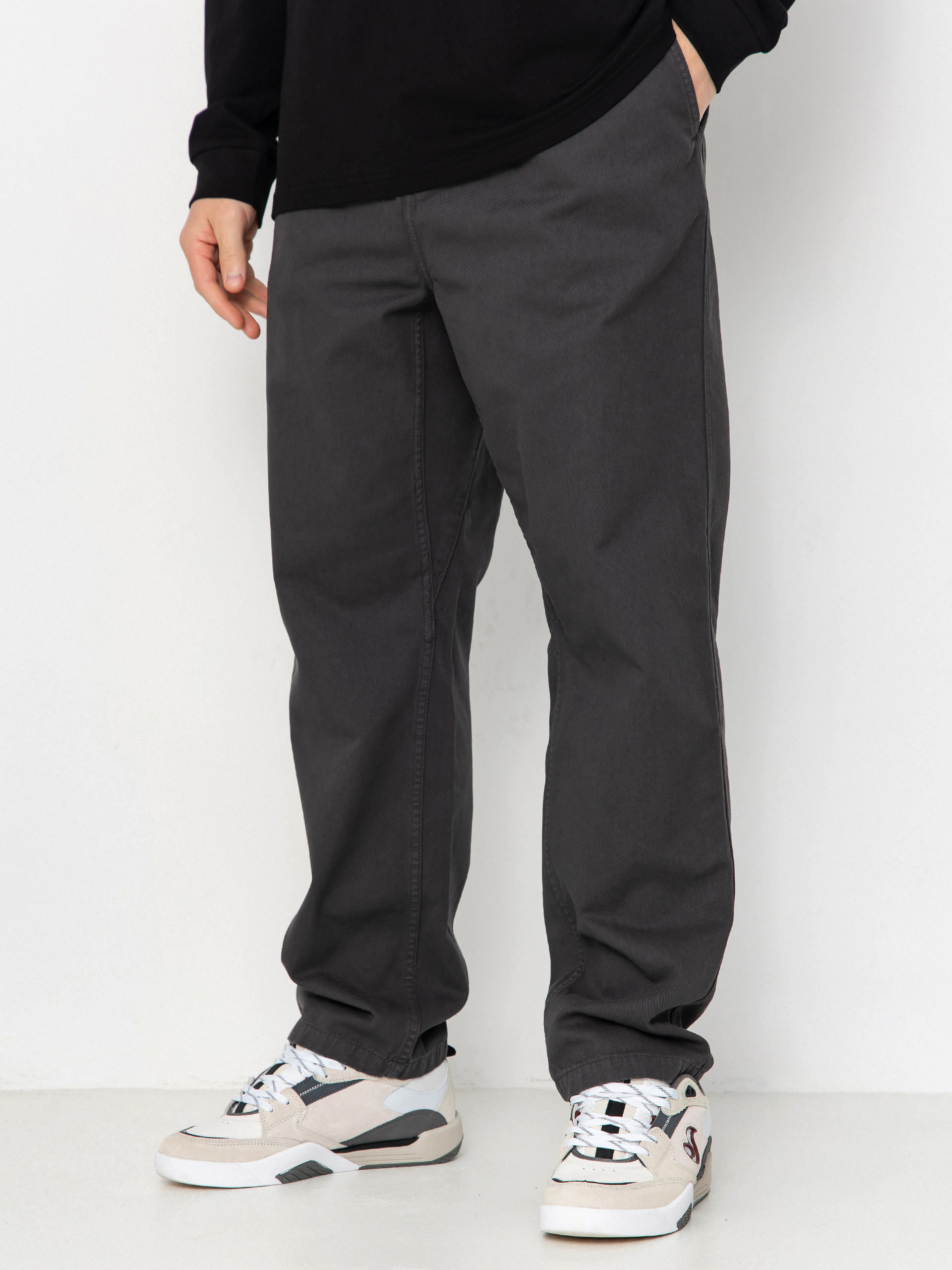 Spodnie Carhartt WIP Flint (graphite/garment dyed)