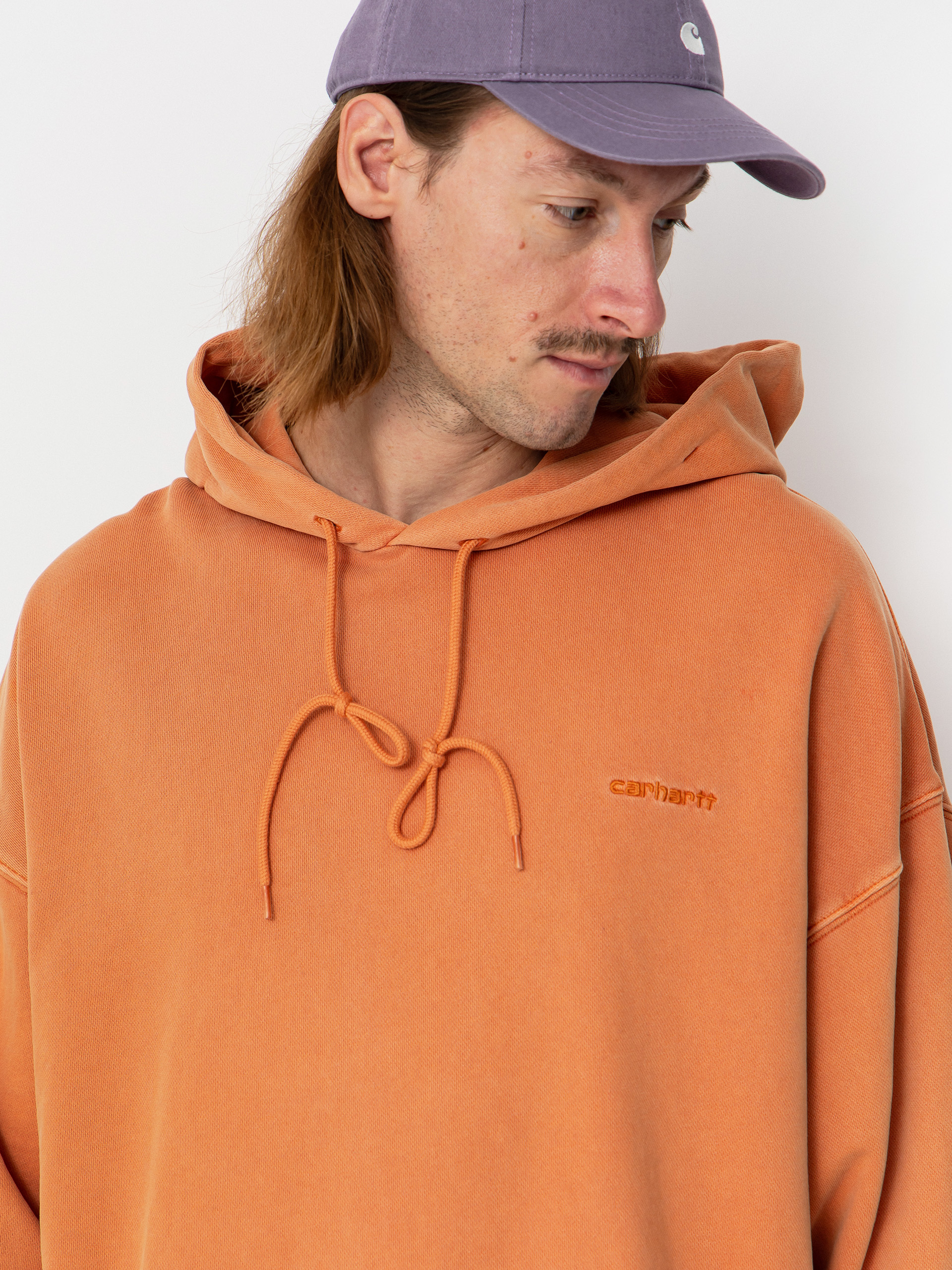 Bluza z kapturem Carhartt WIP Benton HD (redhaven)