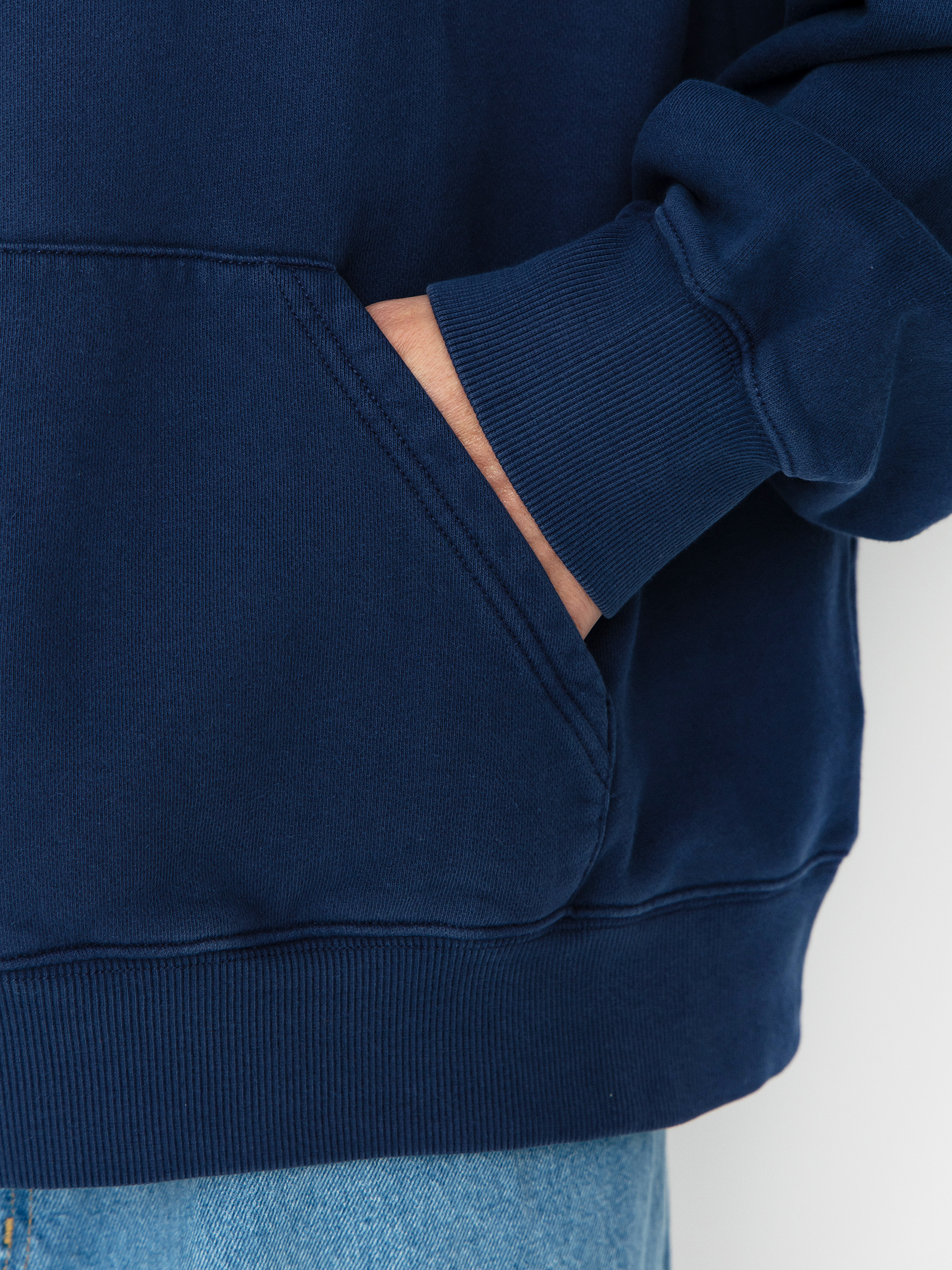 Bluza z kapturem Carhartt WIP Benton HD (jupiter/garment dyed)