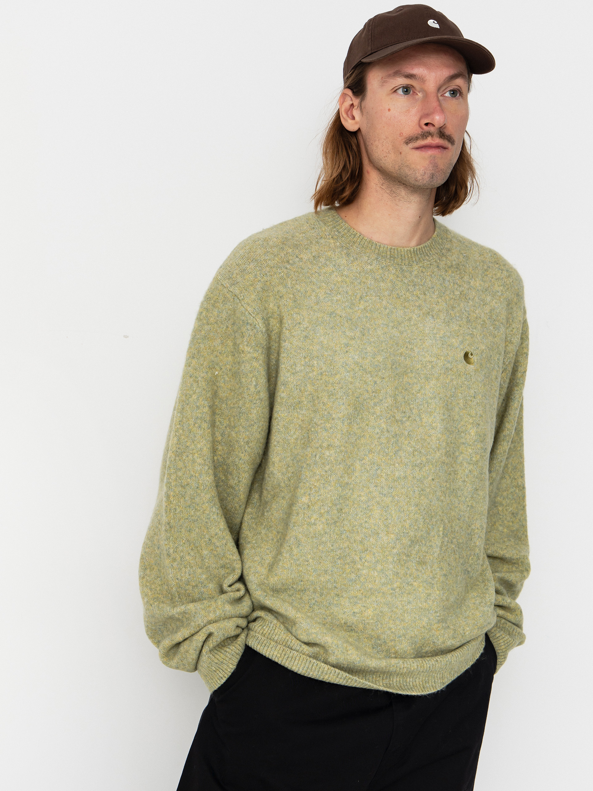 Sweter Carhartt WIP Curtis (tangled brass)