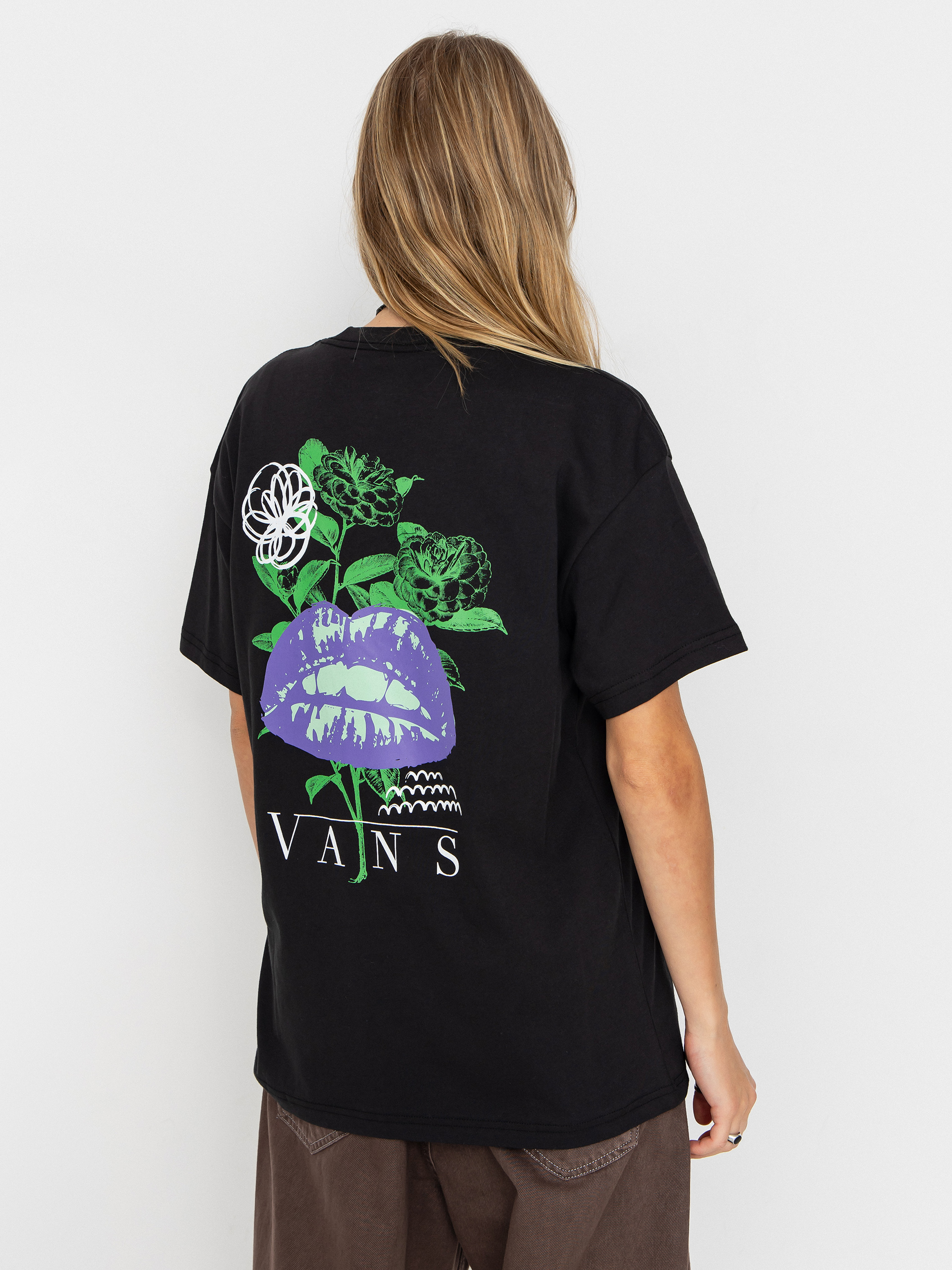 T-shirt Vans Talk Talk Os Wmn (black)