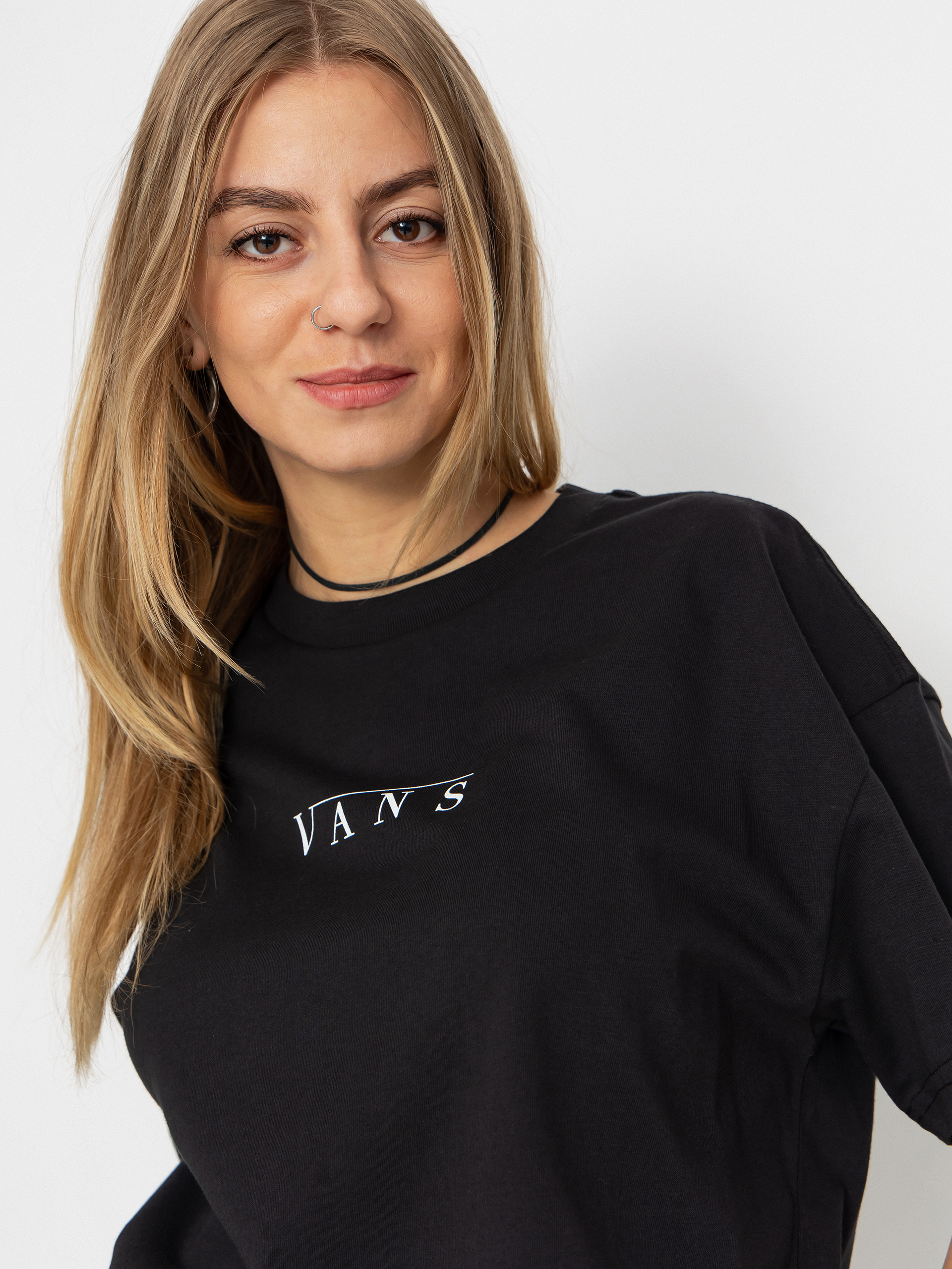 T-shirt Vans Talk Talk Os Wmn (black)