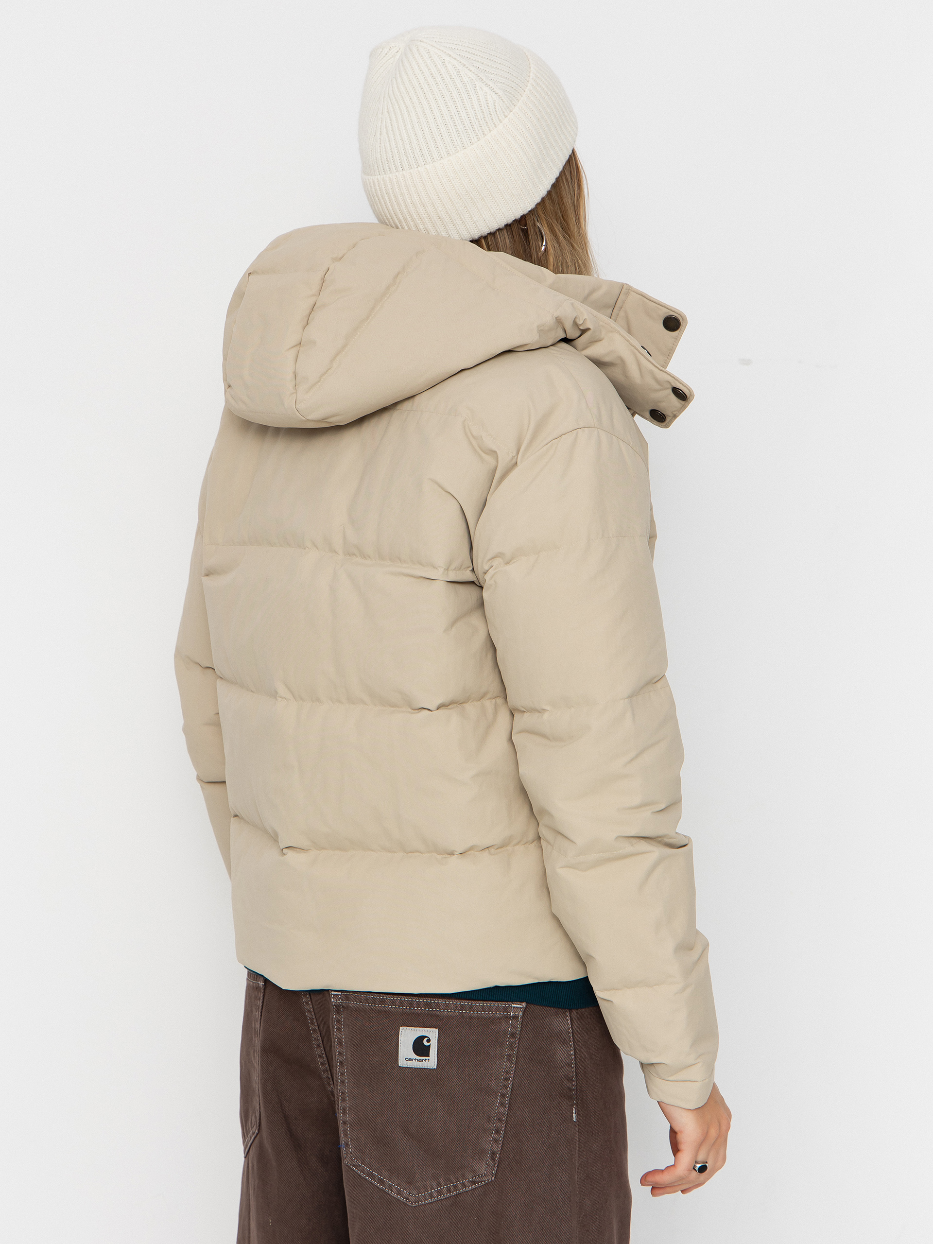 Kurtka Patagonia Downdrift Wmn (oar tan w/seabird grey)