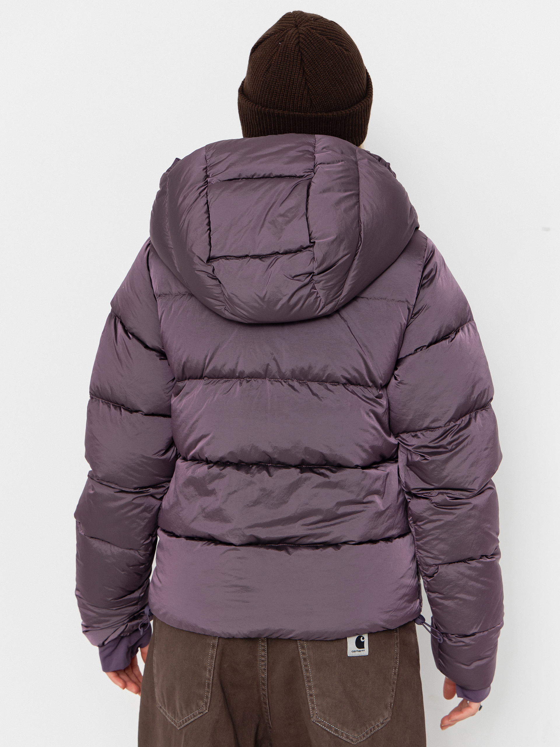 Kurtka Columbia Amaze Puff Hooded Wmn (fig high shine)