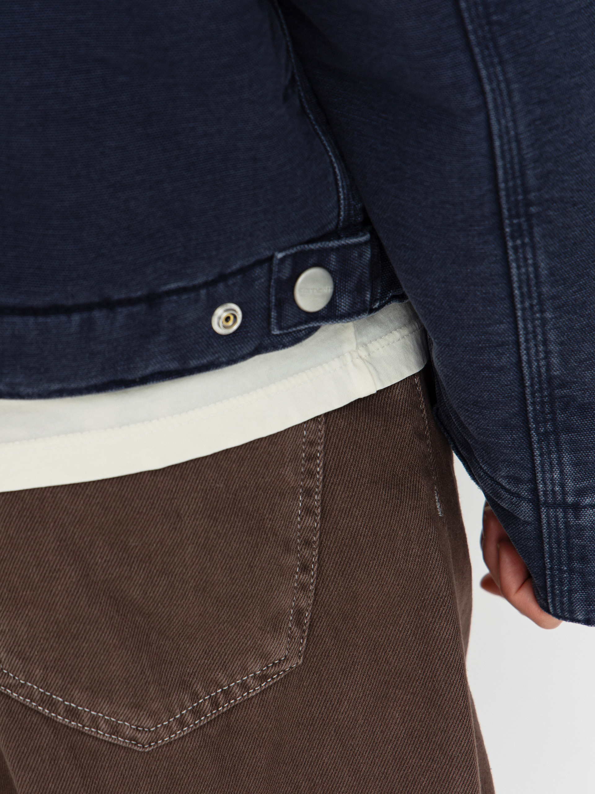 Kurtka Carhartt WIP OG Detroit Wmn (dark navy/black/stone canvas)