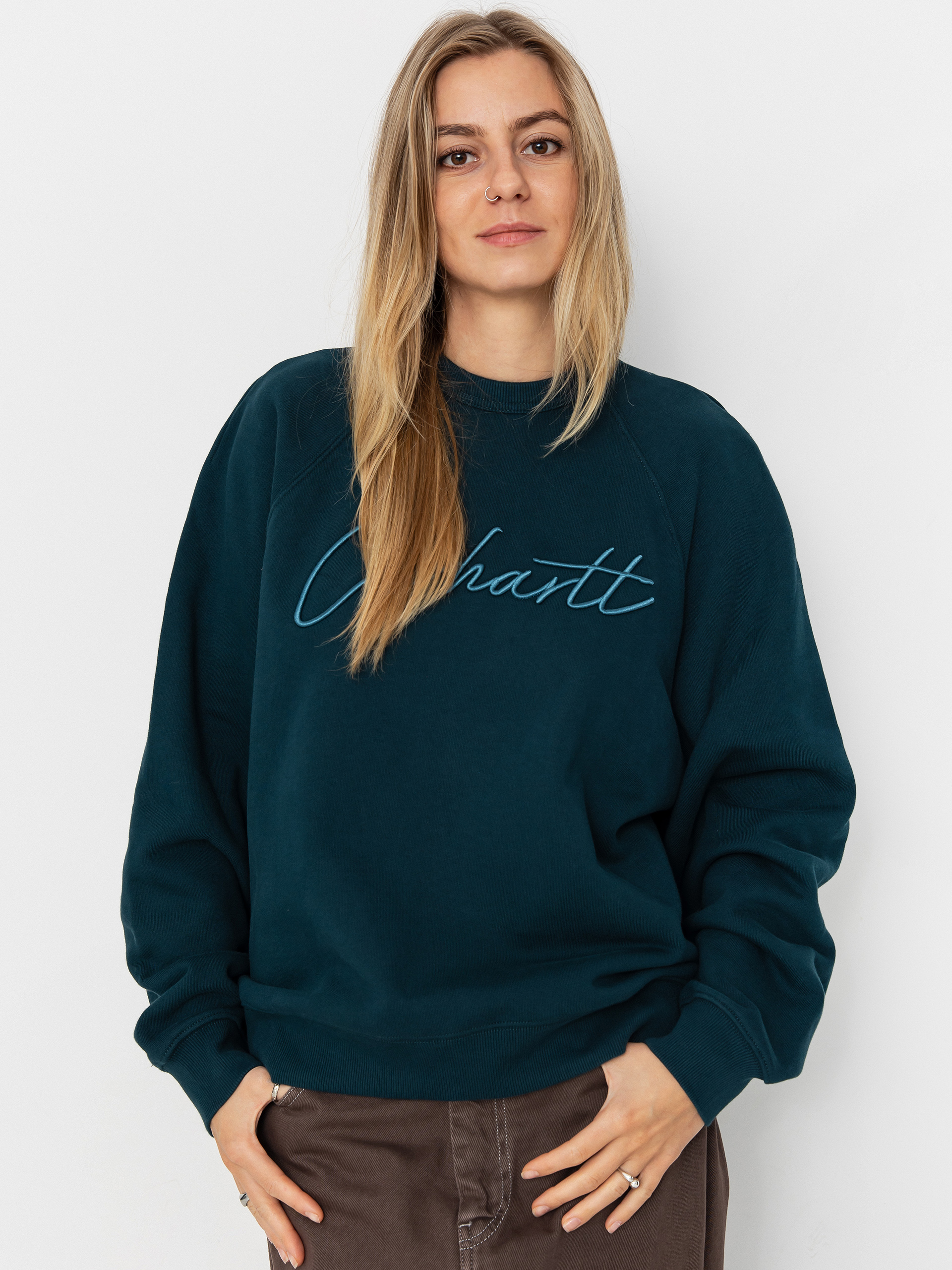 Bluza Carhartt WIP Ray Wmn (deep lagoon)