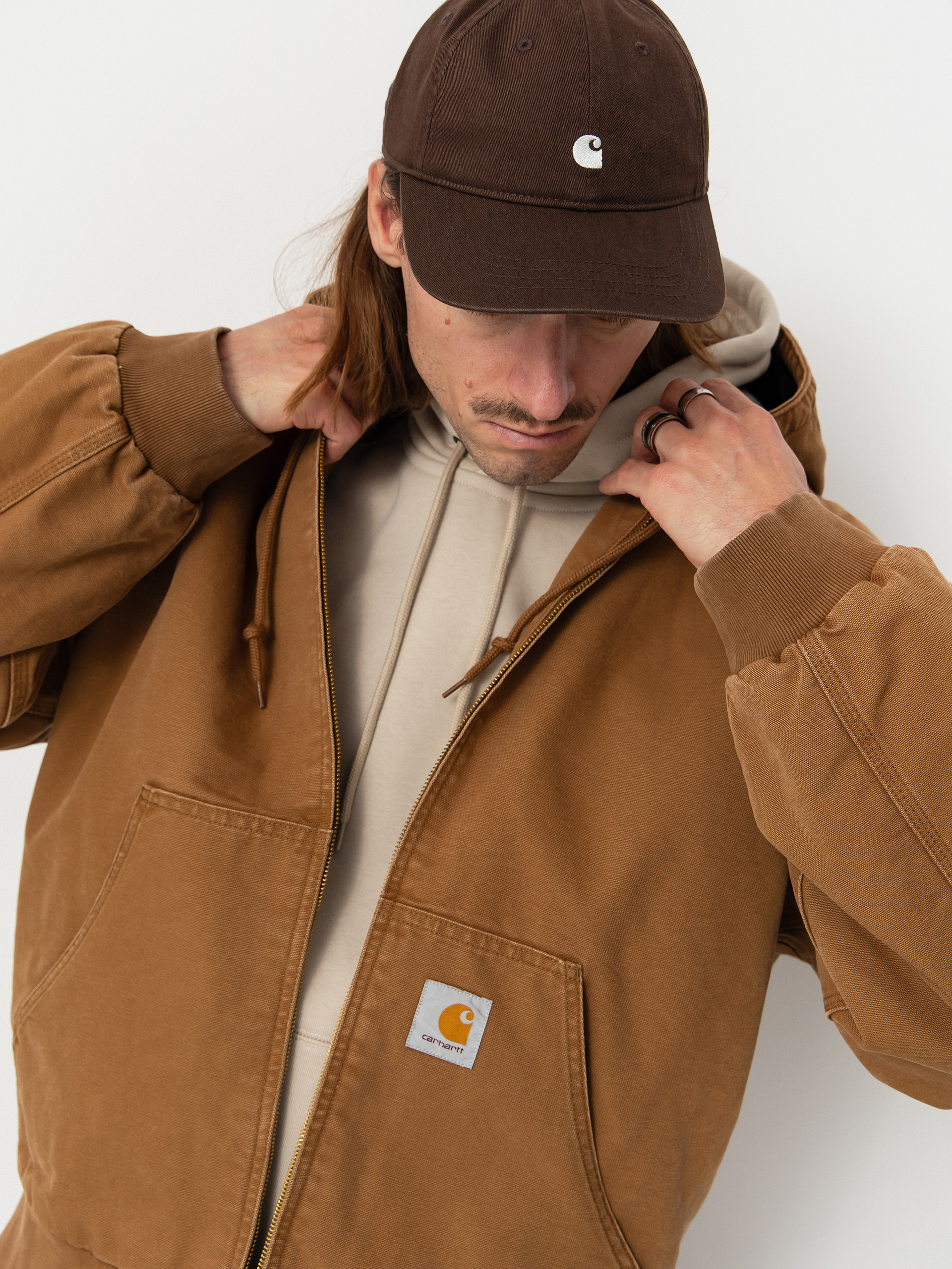 Kurtka Carhartt WIP OG Active (hamilton brown/stone canvas)