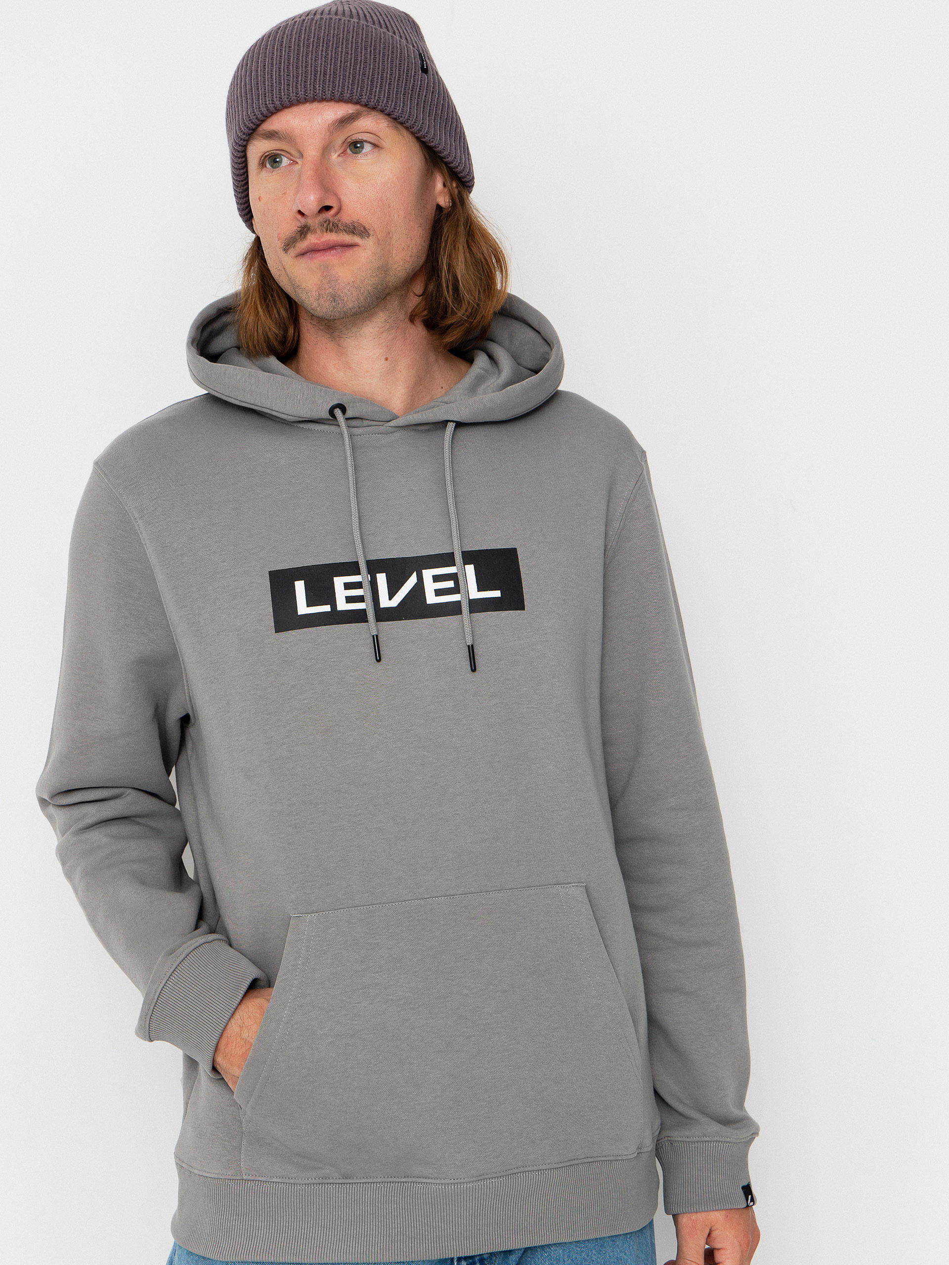 Bluza z kapturem Level Level Daggers (grey)