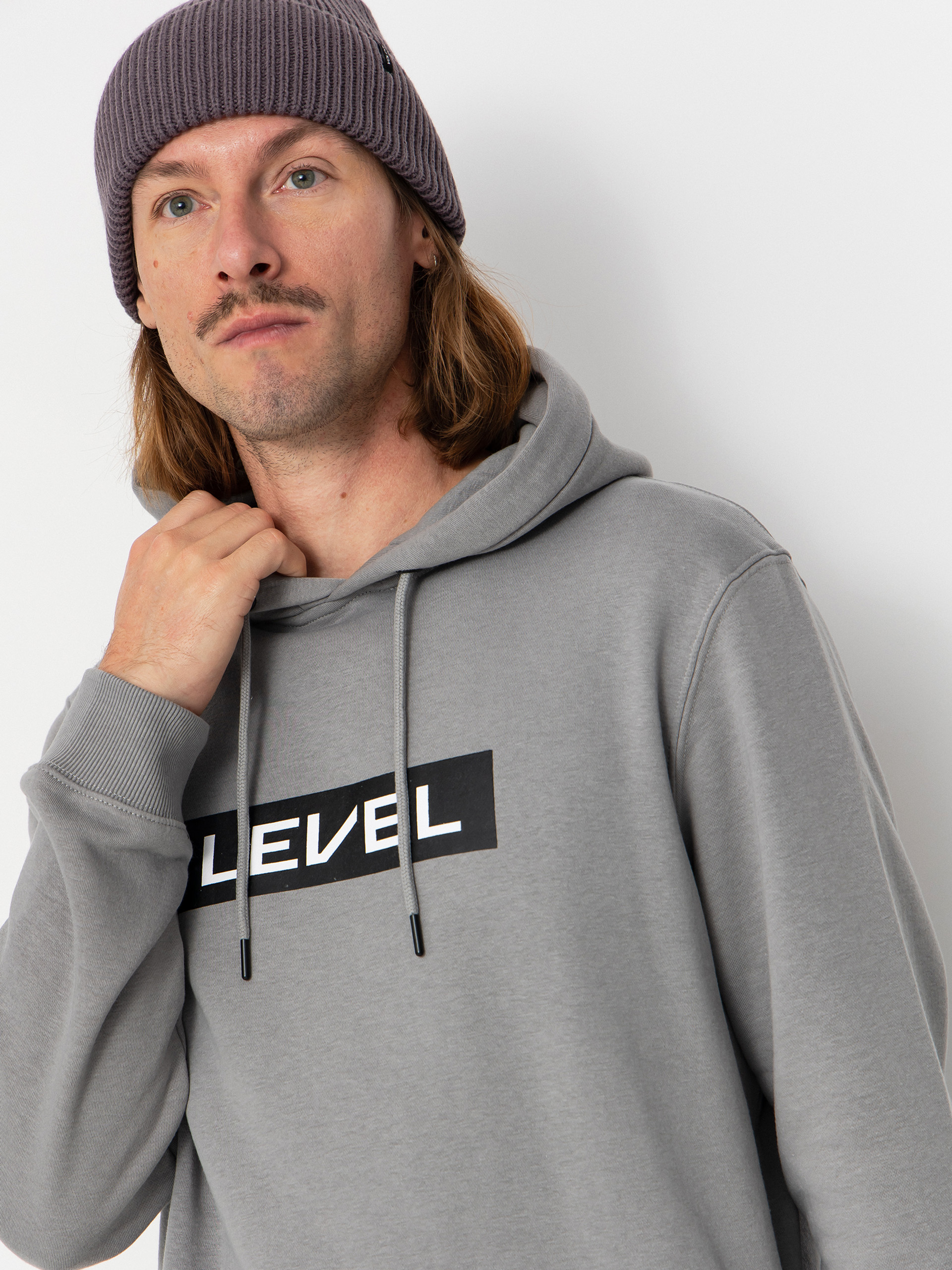 Bluza z kapturem Level Level Daggers (grey)