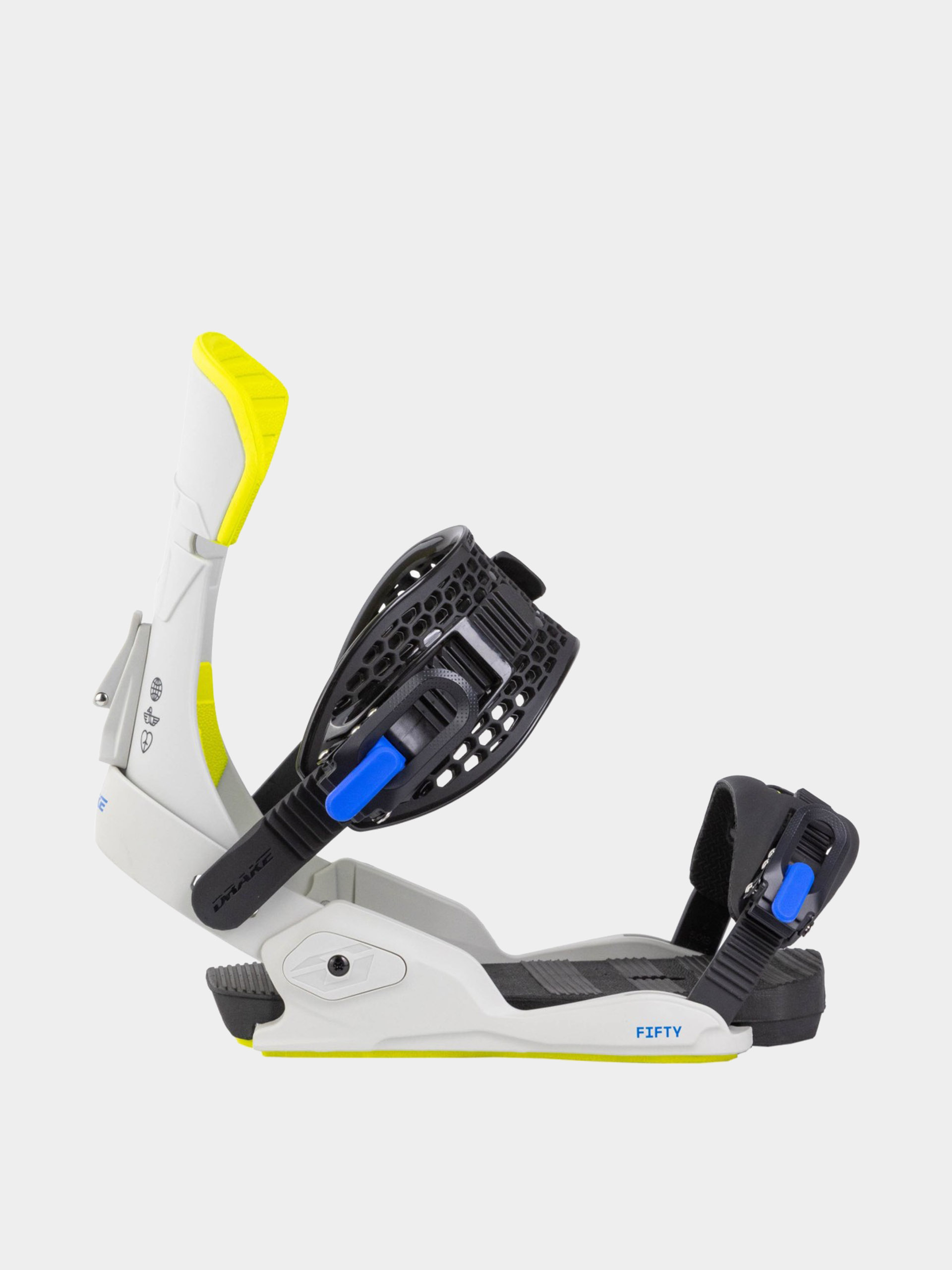 Męskie Wiązania snowboardowe Drake Fifty (grey/lime)