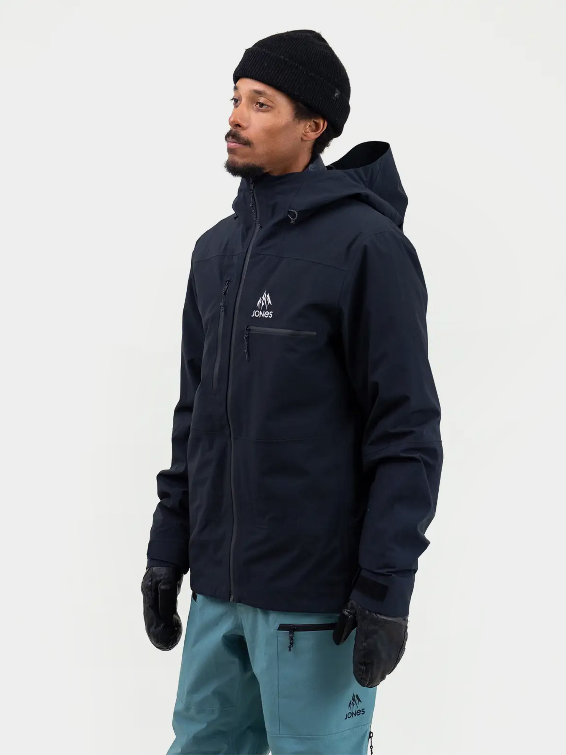 Męska Kurtka snowboardowa Jones Snowboards Shralpinist Str Rec (stealth black)