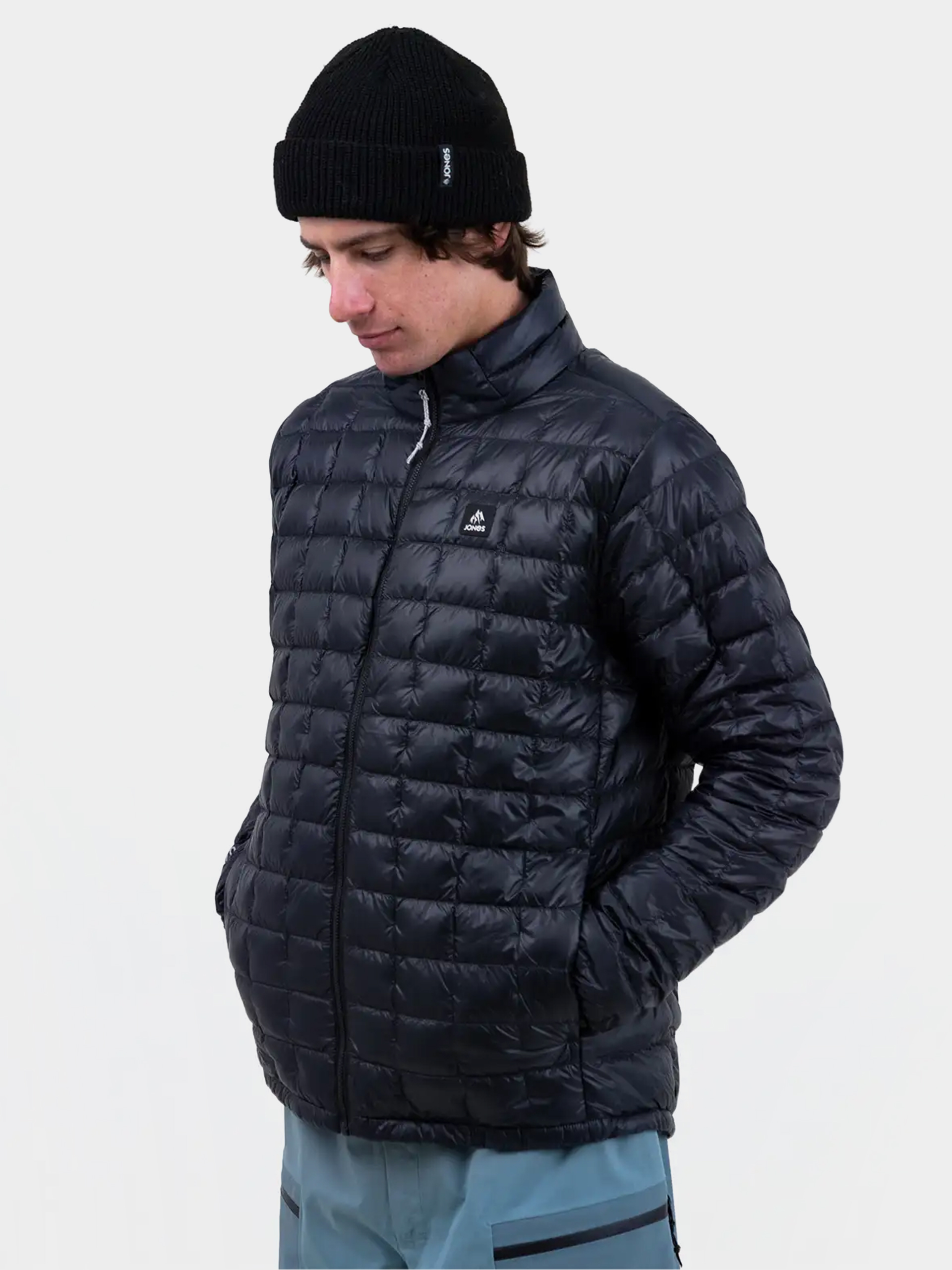 Kurtka snowboardowa Jones Snowboards Ult Re Up Down Rec (stealth black)