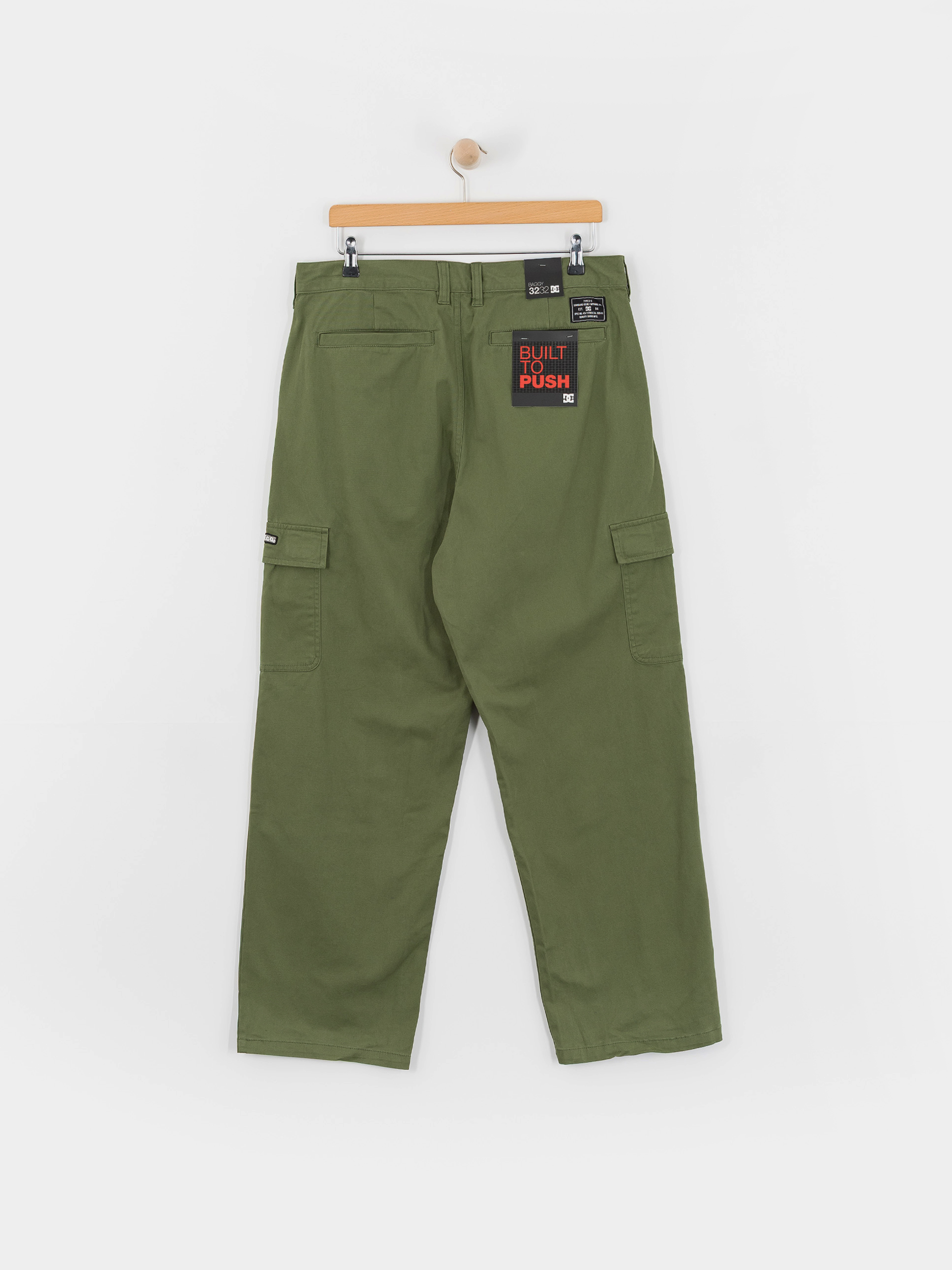 Spodnie DC Worker Baggy Chino Cargo (bronze green)