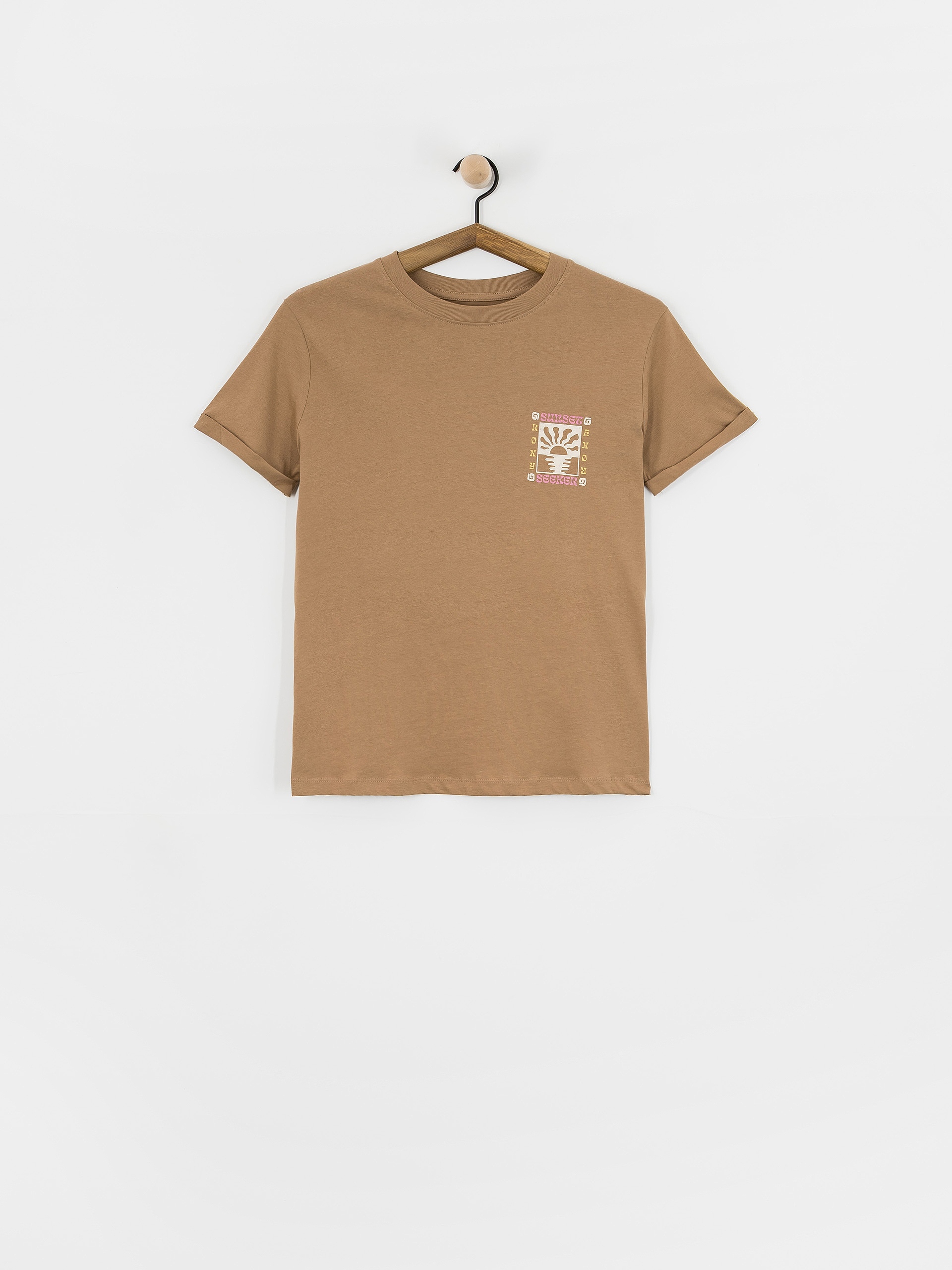 T-shirt Roxy Oceanregular Poster Wmn (woodsmoke)