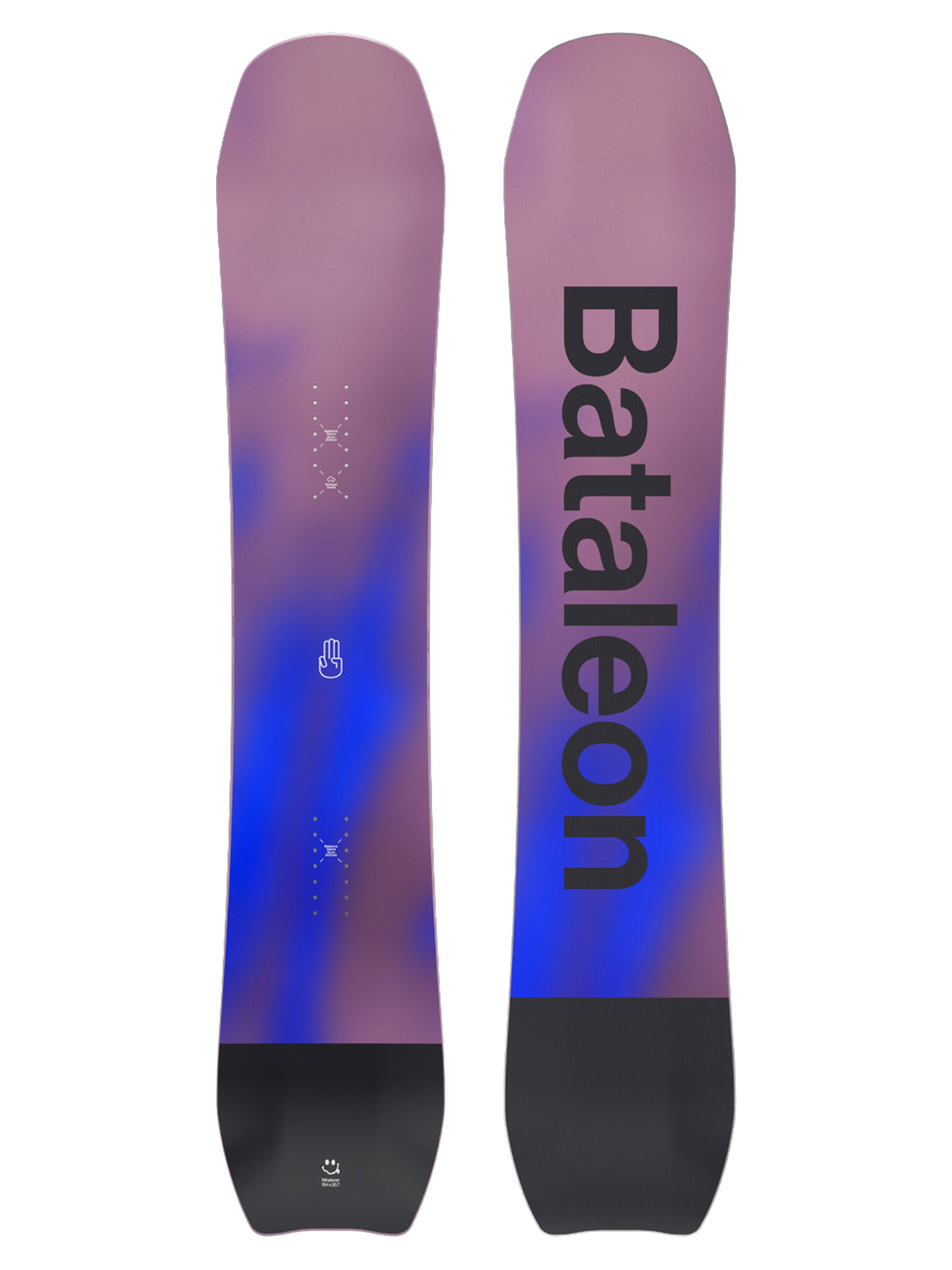 Deska snowboardowa Bataleon Whatever (black/purple)