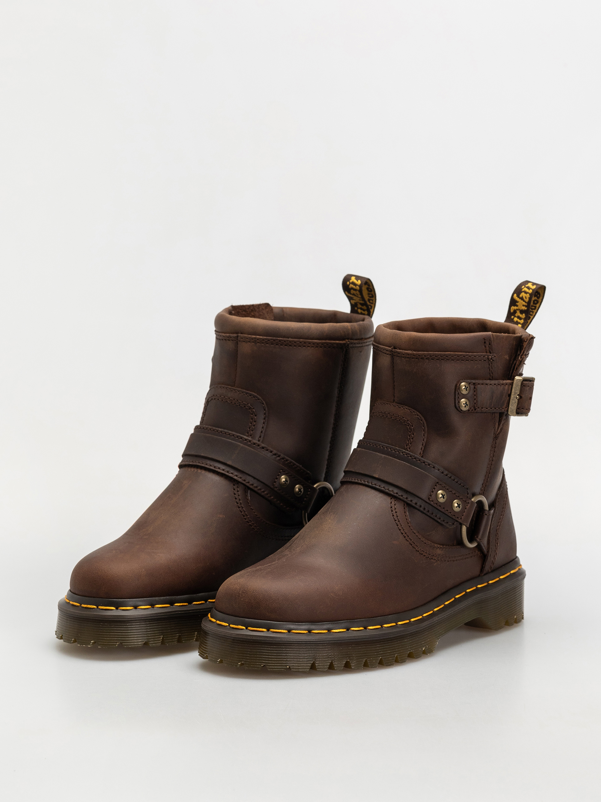 Buty Dr. Martens Anistone HRNS Ankle (dark brown crazy horse)