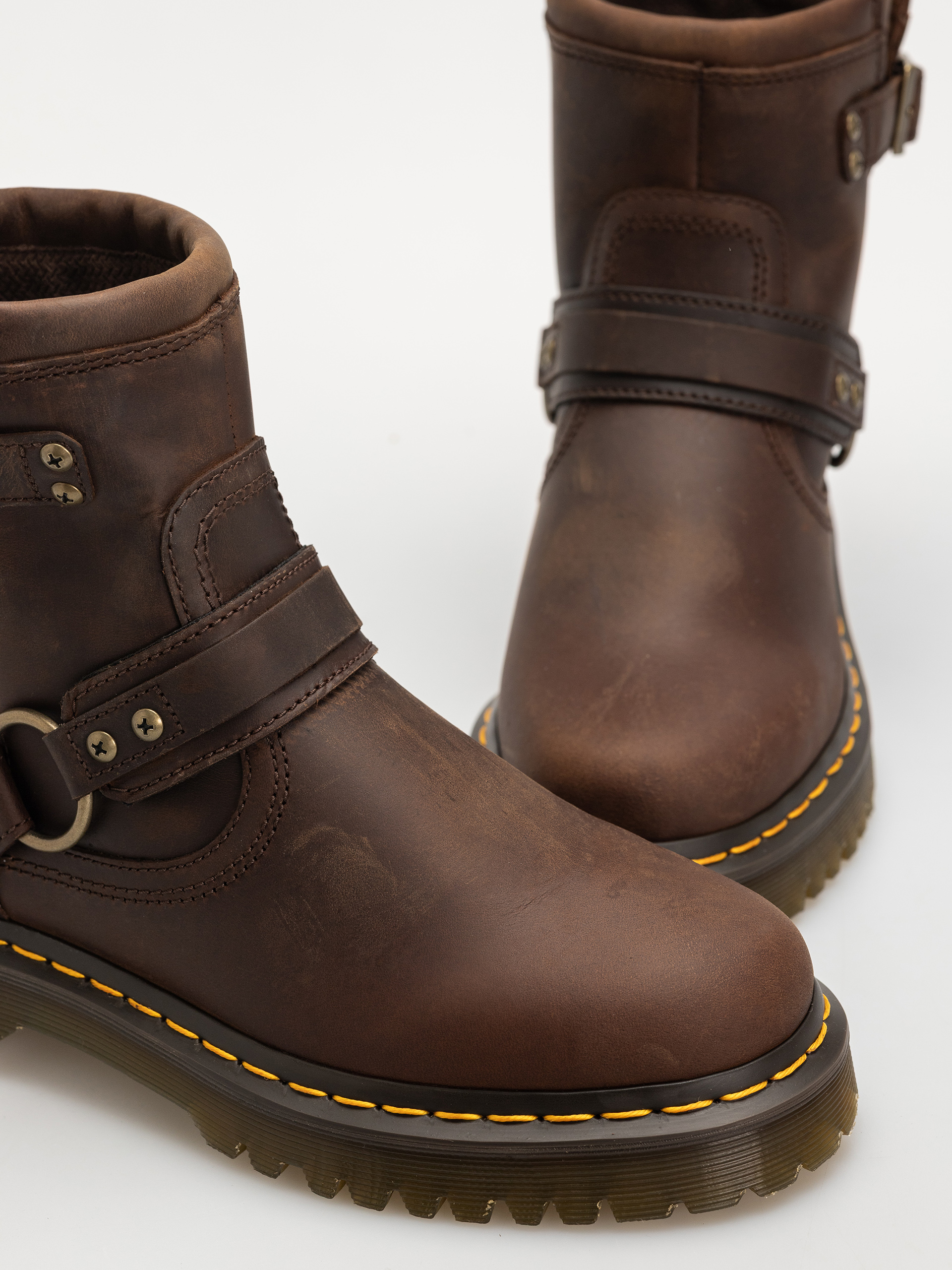 Buty Dr. Martens Anistone HRNS Ankle (dark brown crazy horse)