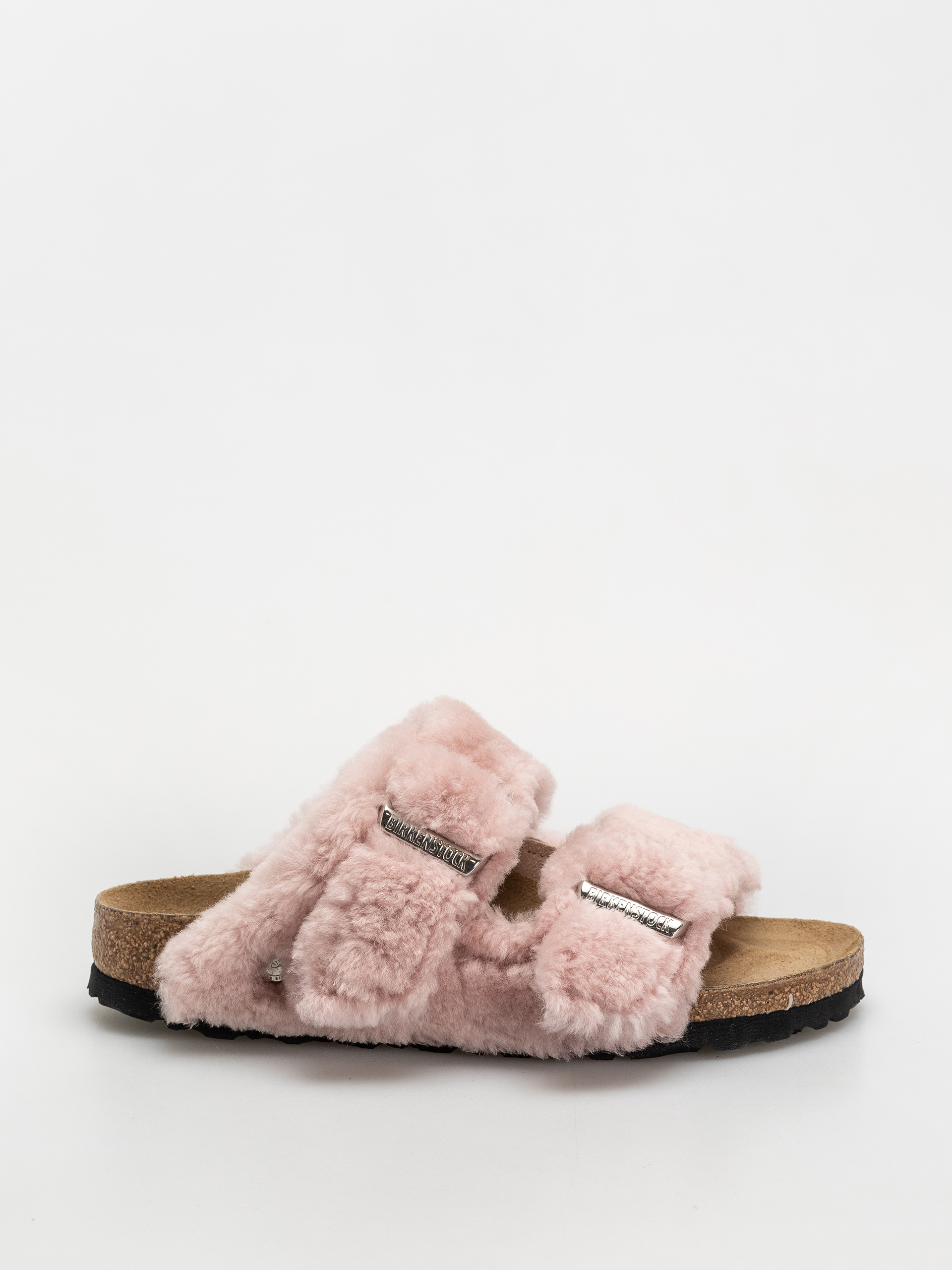 Klapki Birkenstock Arizona Shearling Cover Upper Narrow Wmn (crystal rose)