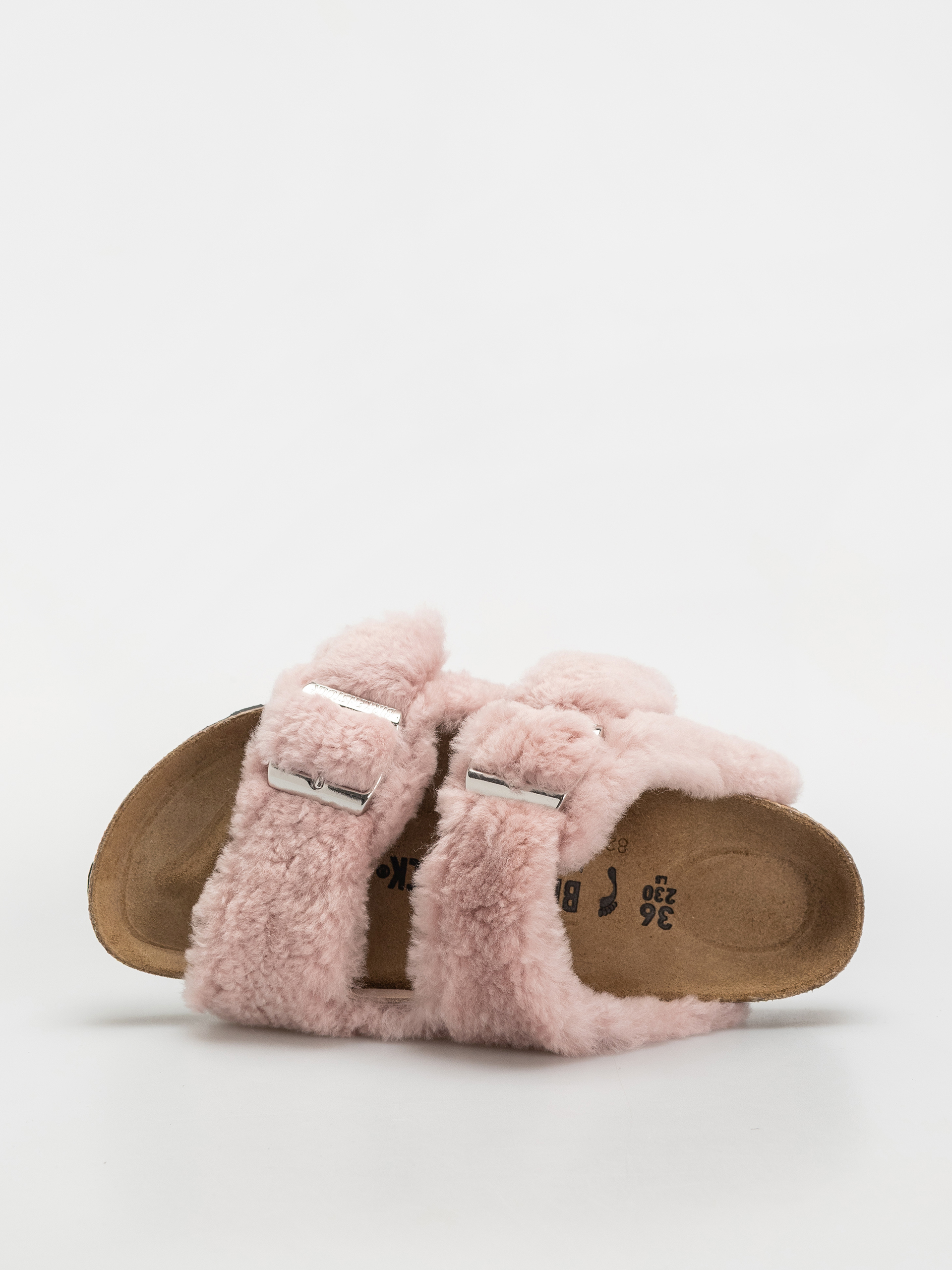 Klapki Birkenstock Arizona Shearling Cover Upper Narrow Wmn (crystal rose)