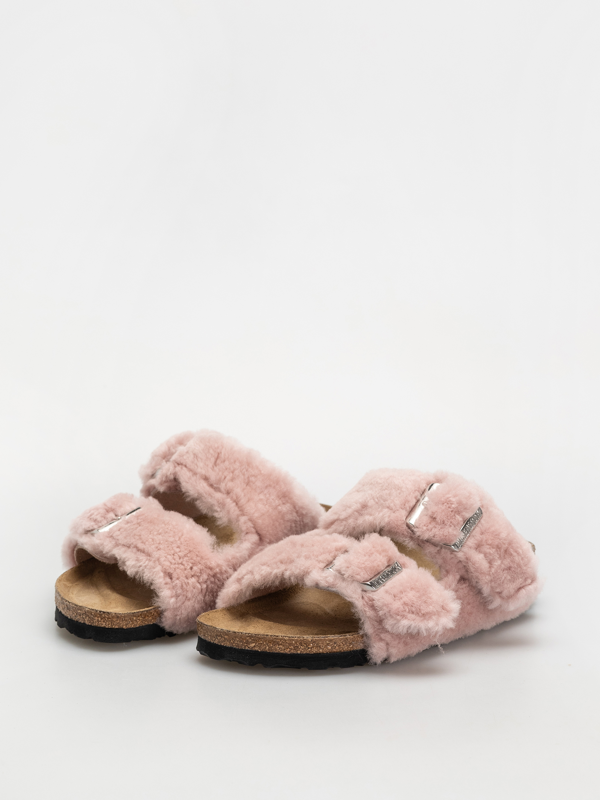 Klapki Birkenstock Arizona Shearling Cover Upper Narrow Wmn (crystal rose)