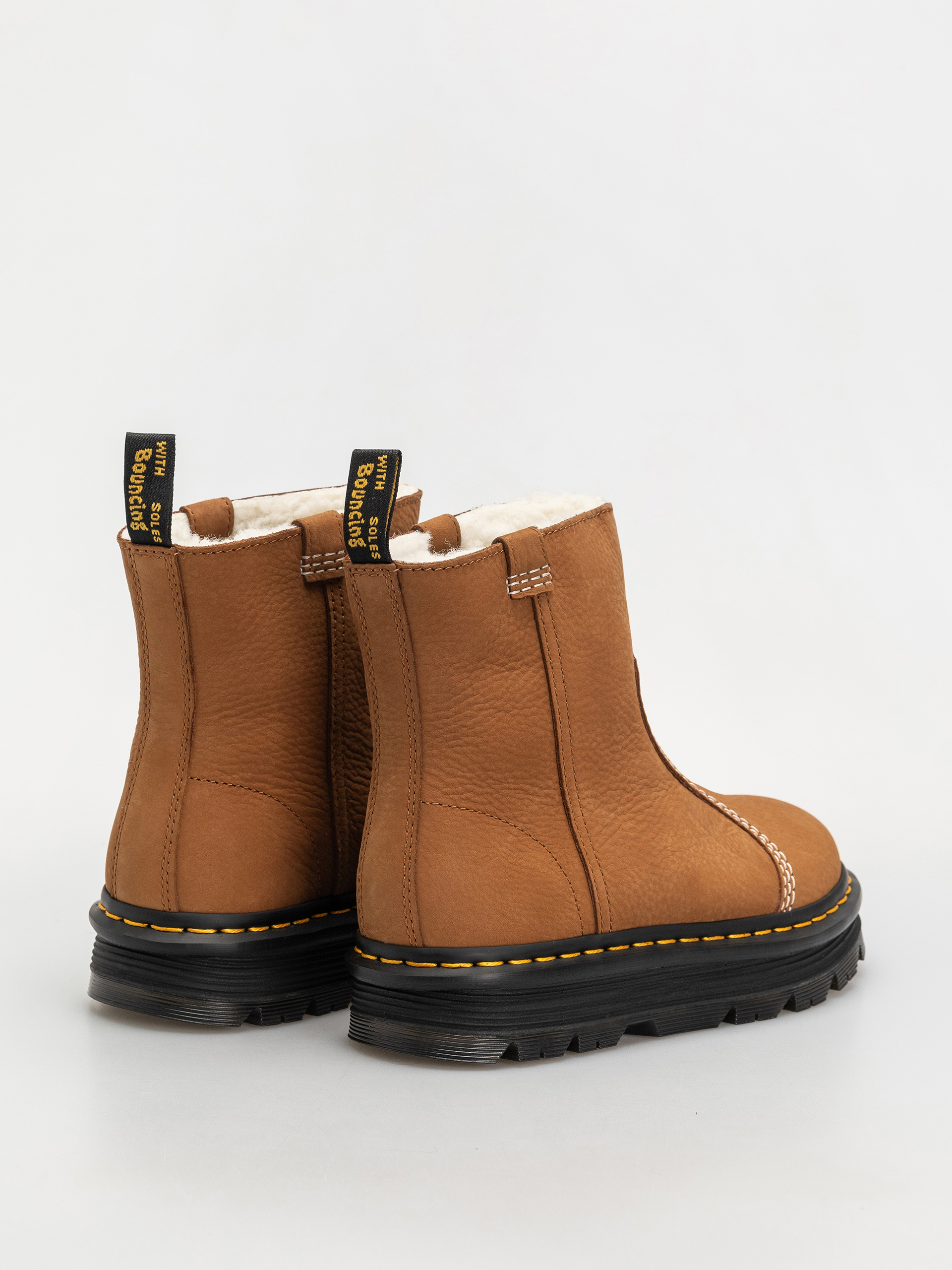 Buty Dr. Martens ZebZag Rigger WL Rigger Wmn (desert brown milled nubuck wp)
