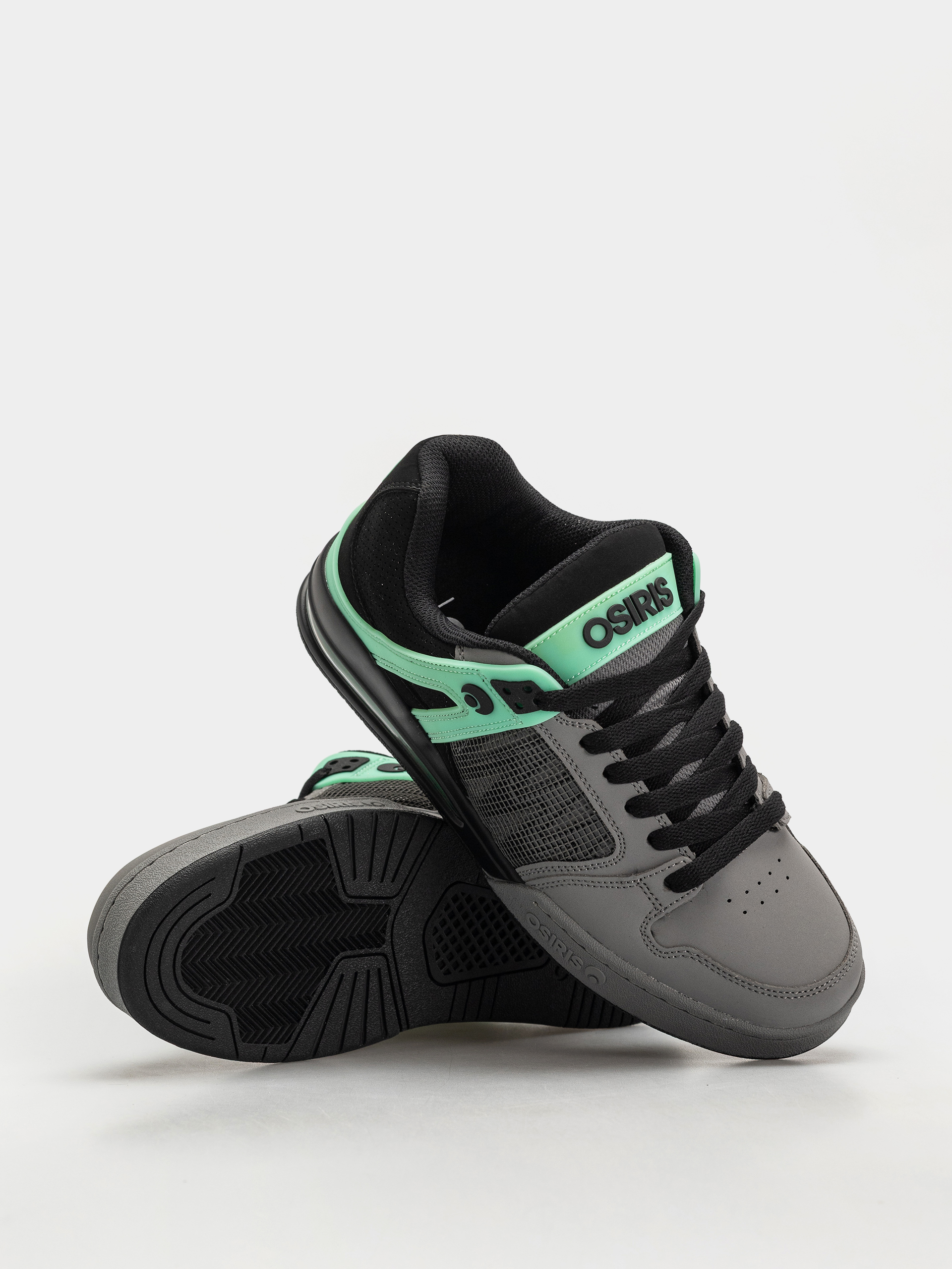Buty Osiris Pixel (blk/chr/grn glow)