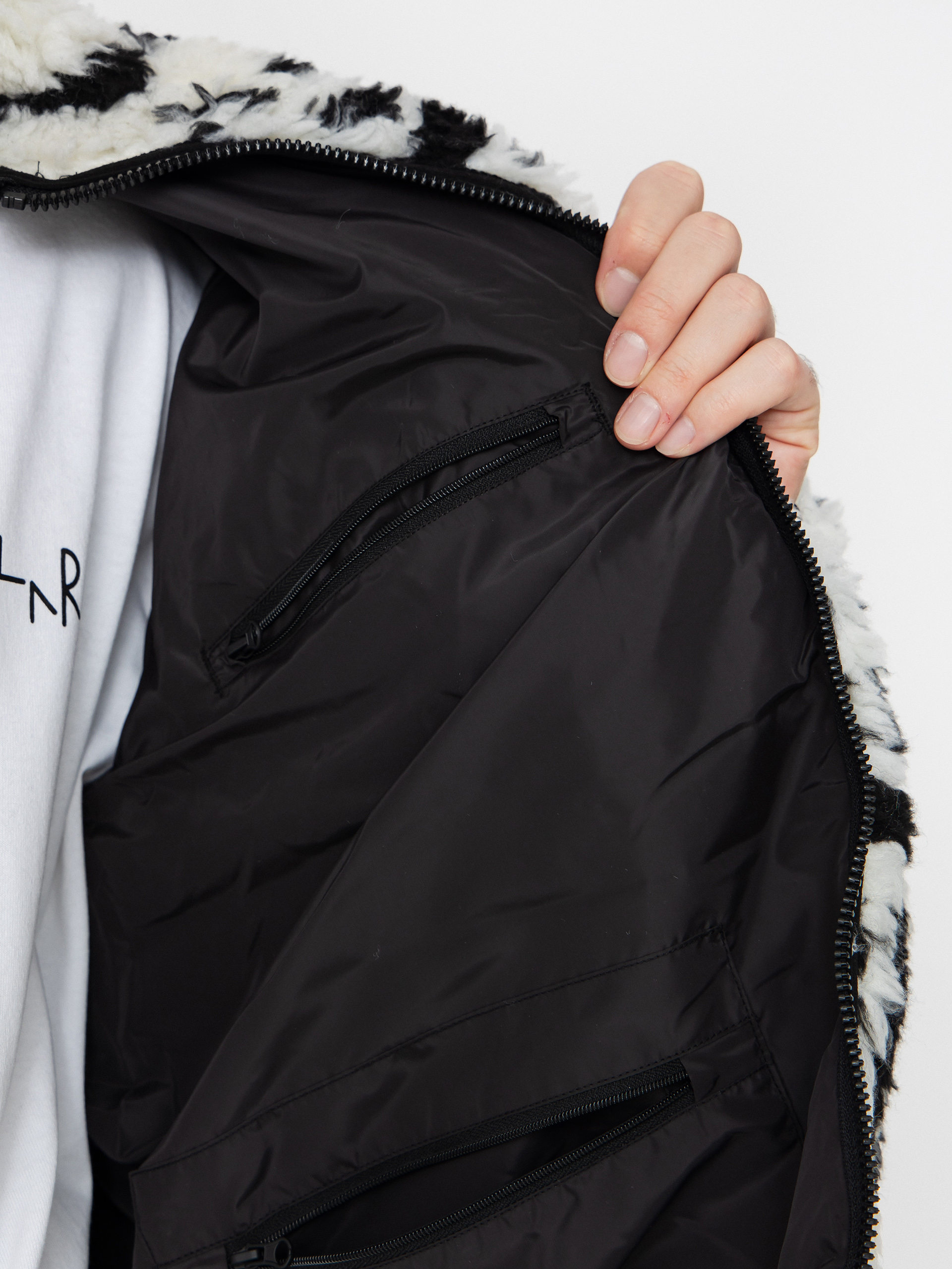 Męski Polar OBEY Obey Repeated Icon Sherpa (black multi)